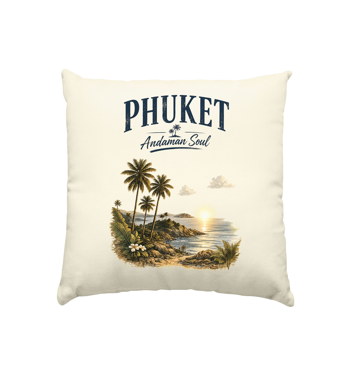 Phuket – Andaman Soul - Kissen natur 40x40cm