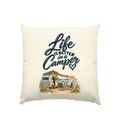 Life is better in a Camper - Kissen natur 40x40cm