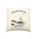 follow-the-sun-grömitz-light-edition - Kissen natur 40x40cm