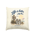 Life is better in Flip Flops – Dekokissen 40 x 40 cm mit Füllung
