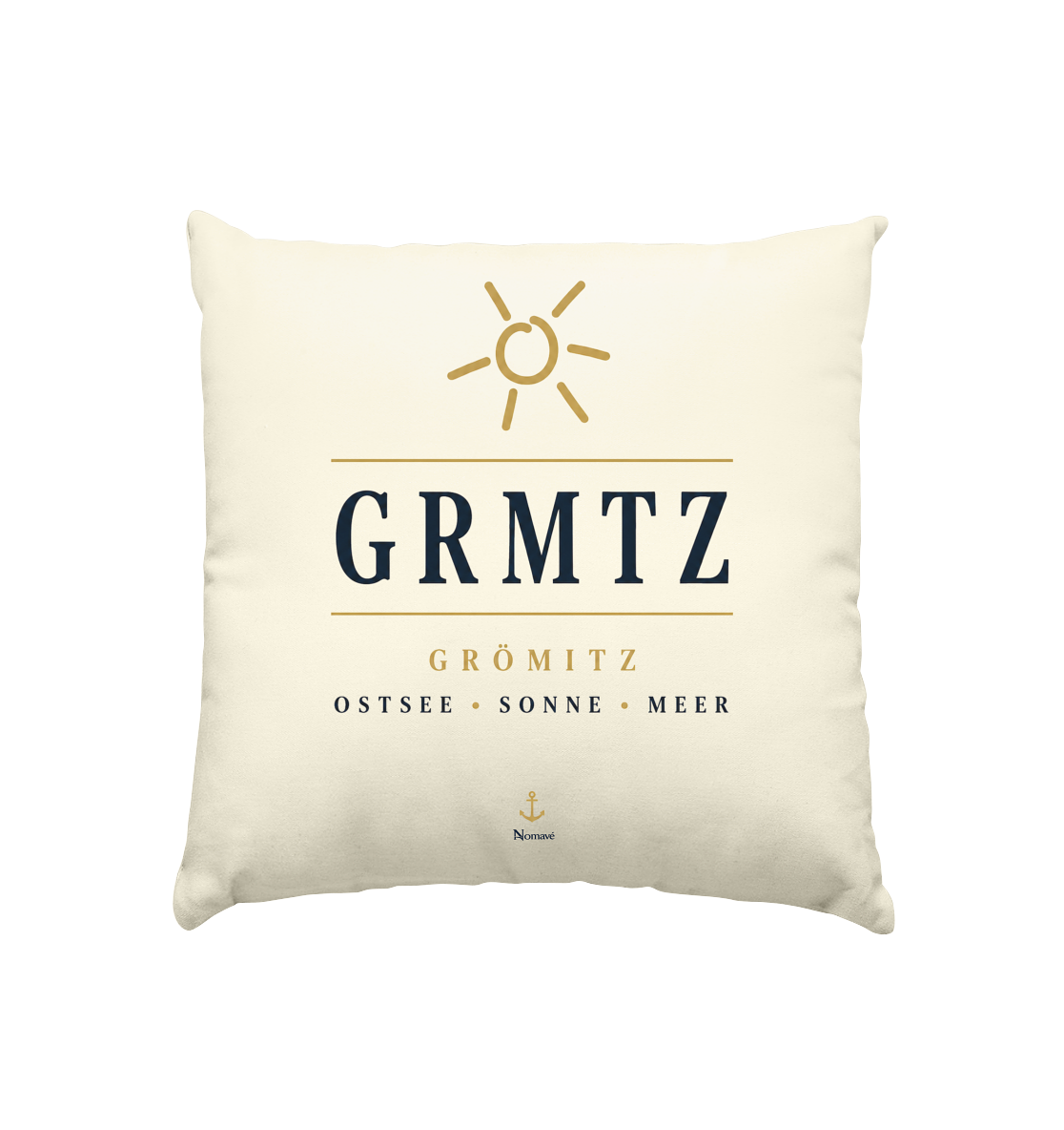 GRMTZ - Grömitz - Kissen natur 40x40cm