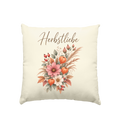 Autumn Garden – Florale Herbstliebe - Kissen natur 40x40cm