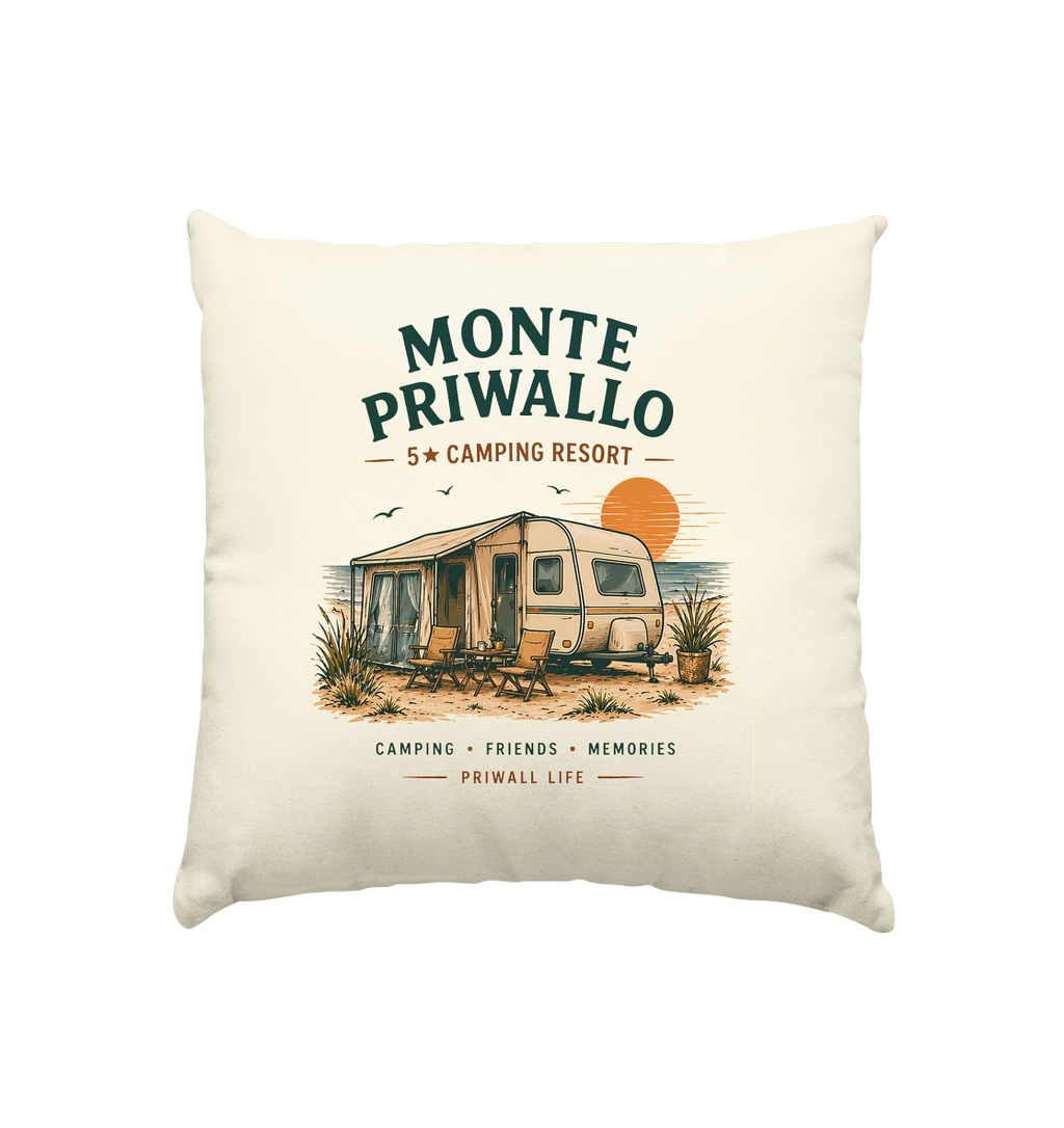 Ostsee Kissen 40x40 – Priwall Vibes Monte Priwallo Camping Deko