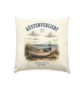 Küstenverliebt Dekokissen 40x40 cm – Zuhause ist, wo das Meer ist