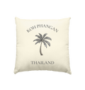 Koh Phangan – Minimal Palm | Thailand - Kissen natur 40x40cm