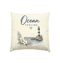 Ocean Feeling - Kissen natur 40x40cm