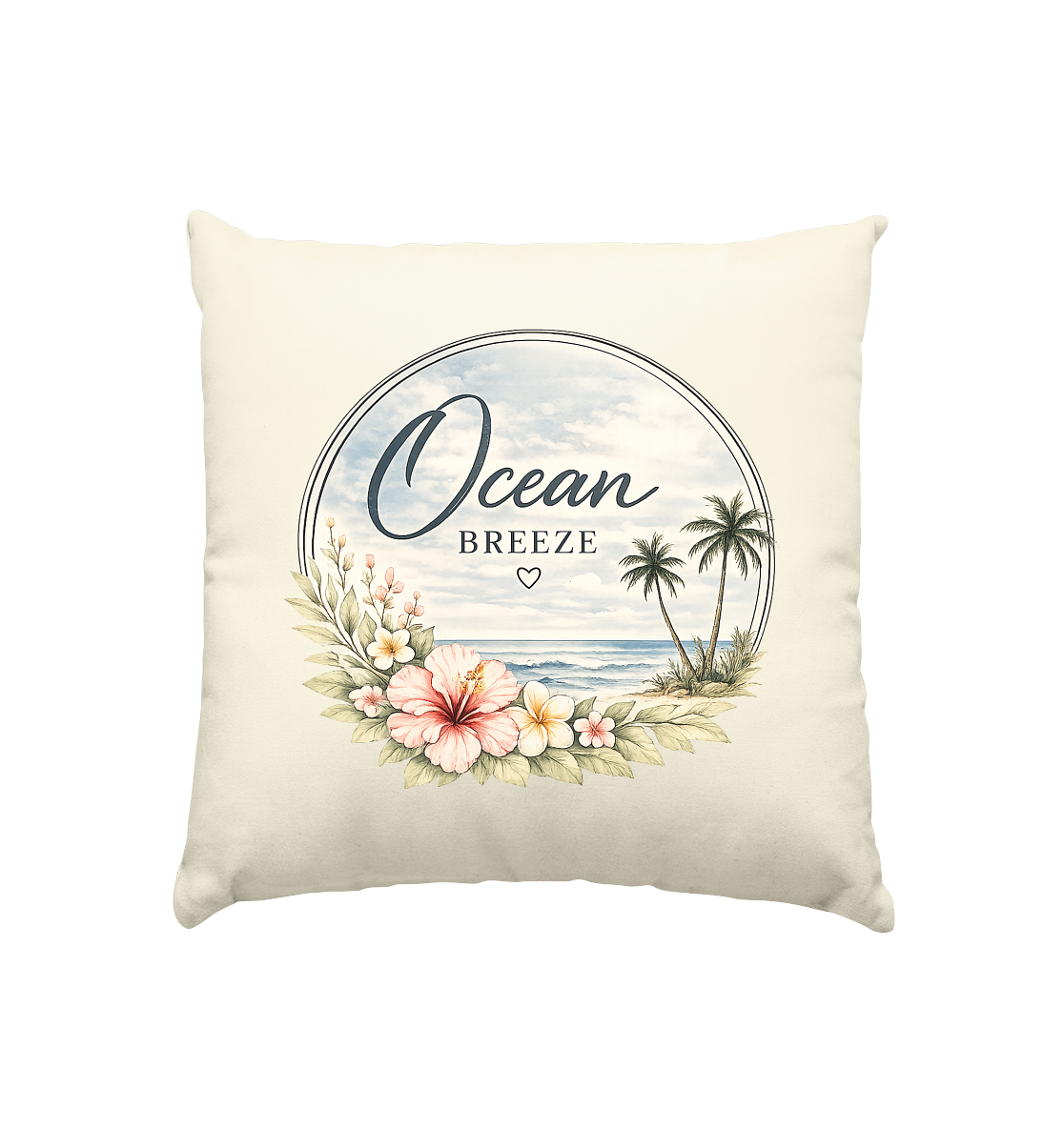Ocean Breeze - Kissen natur 40x40cm - Deko Kissen Strand