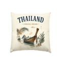 Thailand-Longtail-Dreams-Light-Edition - Kissen natur 40x40cm