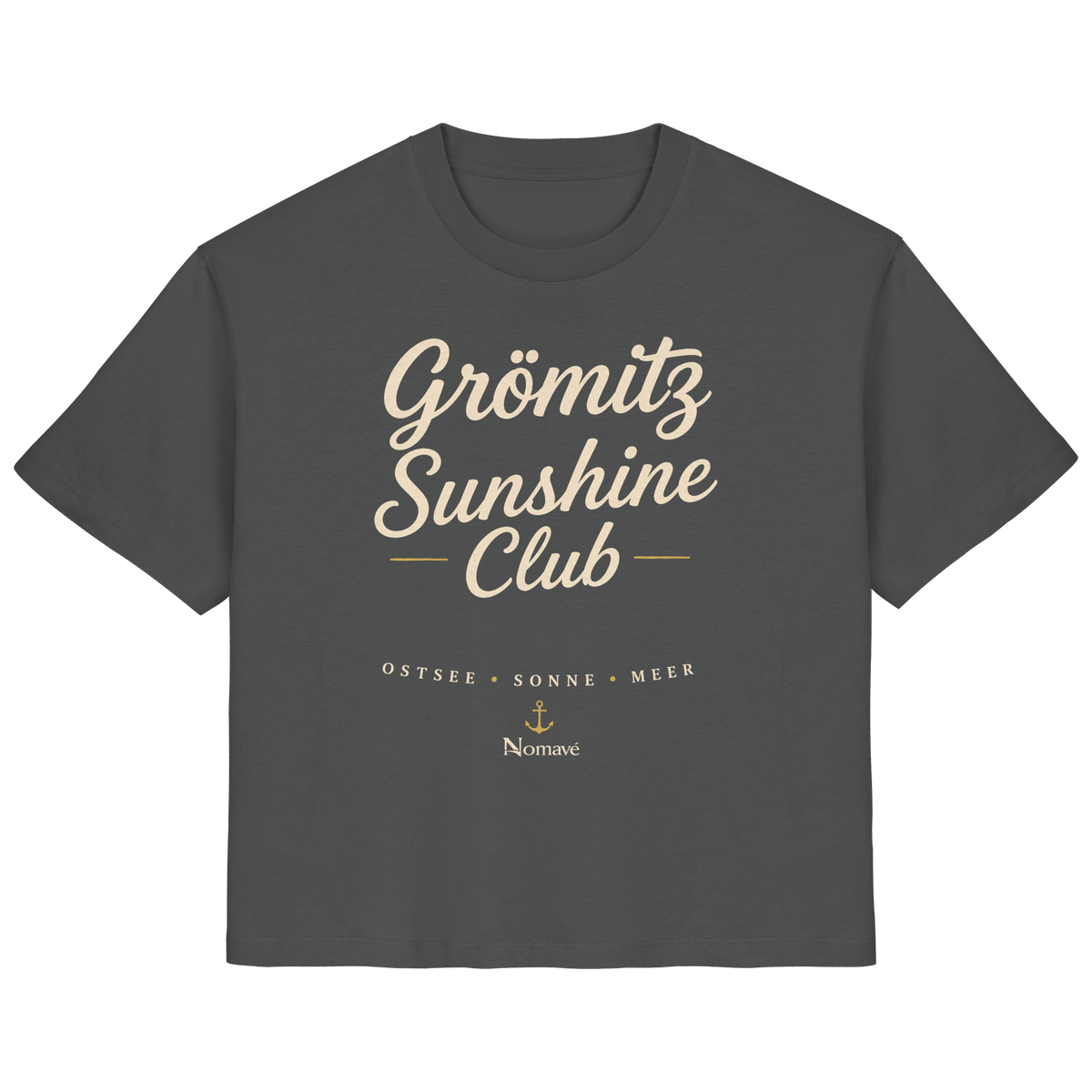 Grömitz Sunshine Club - Damen Bio Ostsee T - Shirt