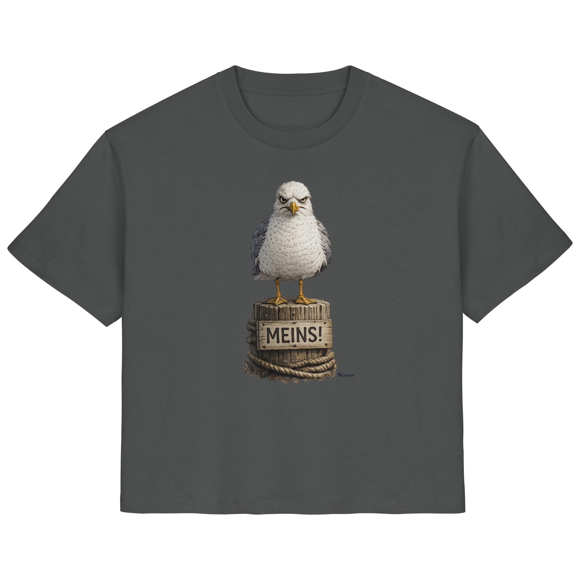 Möwe mit Meinung – MEINS! | - Ladies Organic Shirt