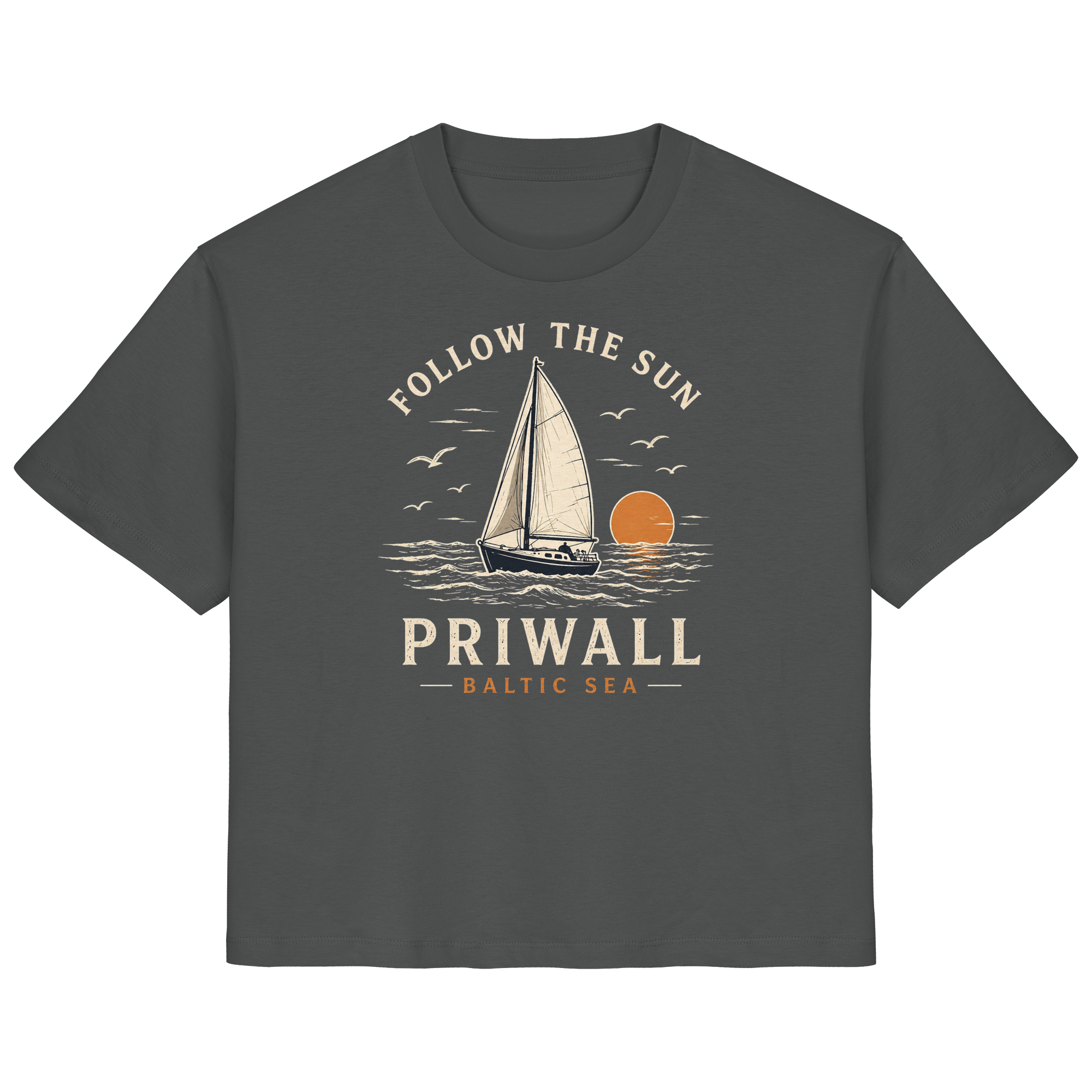 Follow the Sun - dunkle Kollektion - Ladies Organic Shirt