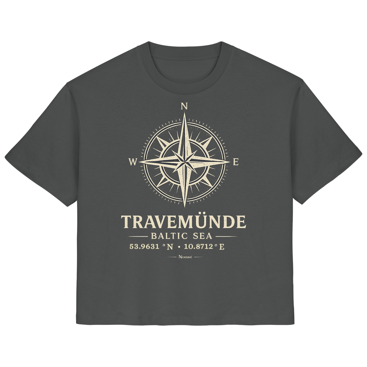 Travemünde Windrose - Dark Edition - Damen Shirt