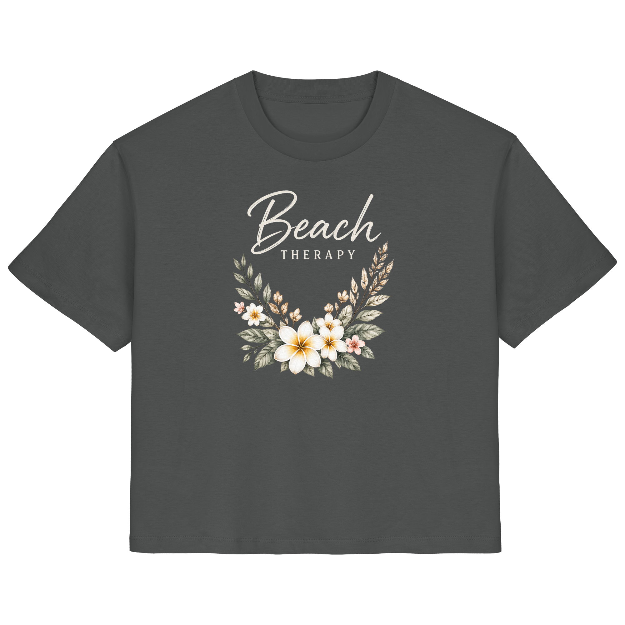Beach Therapy – Floral Collection | Helle Schrift  - Ladies Organic Shirt