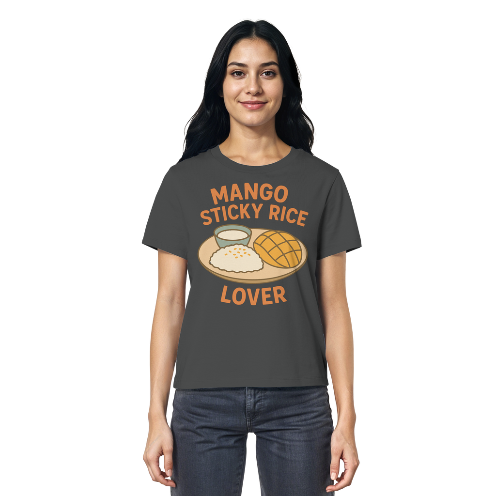 Mango Sticky Rice Lover – Thai Dessert Shirt | Thailand Food Design - Ladies Organic Shirt