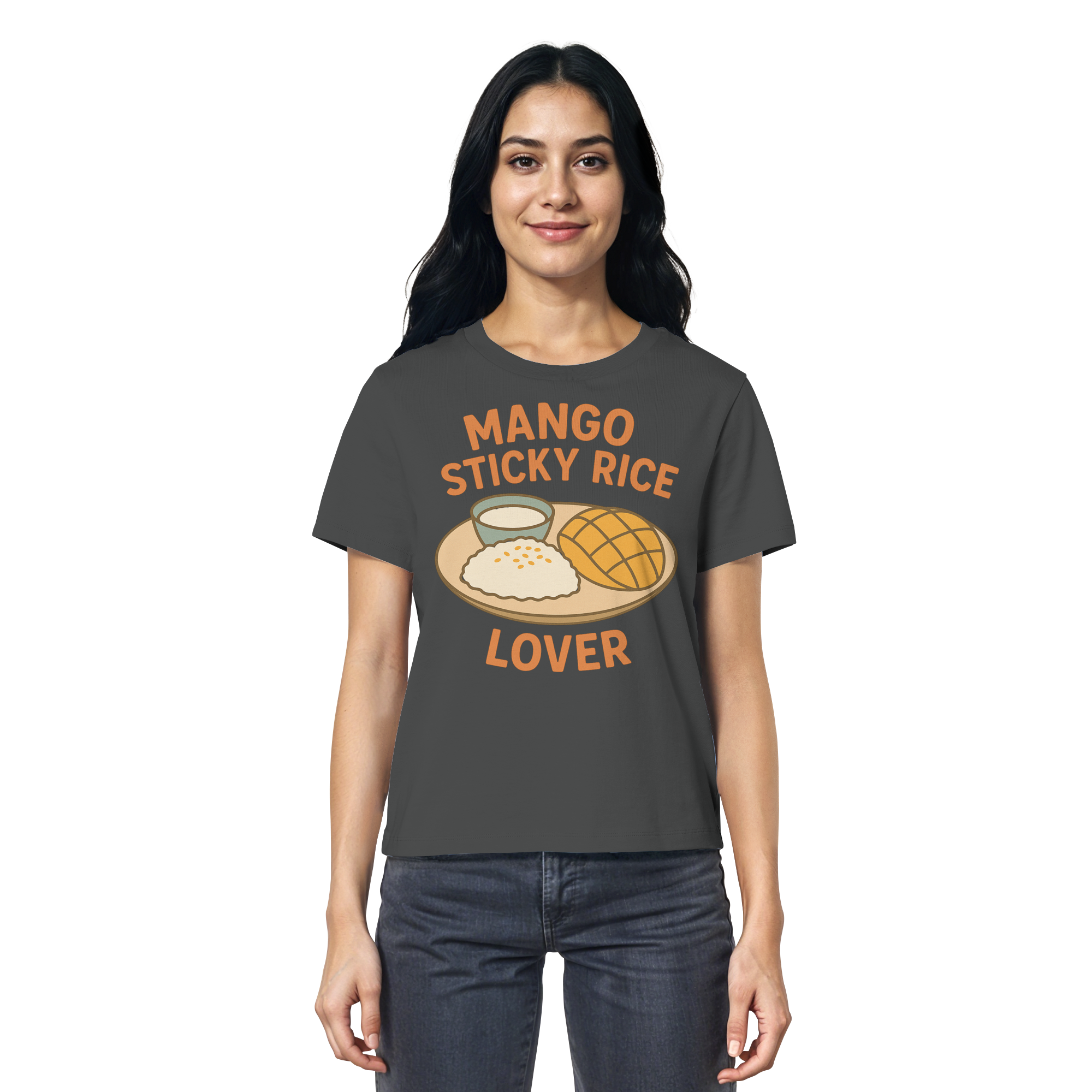 Mango Sticky Rice Lover – Thai Dessert Shirt | Thailand Food Design - Ladies Organic Shirt