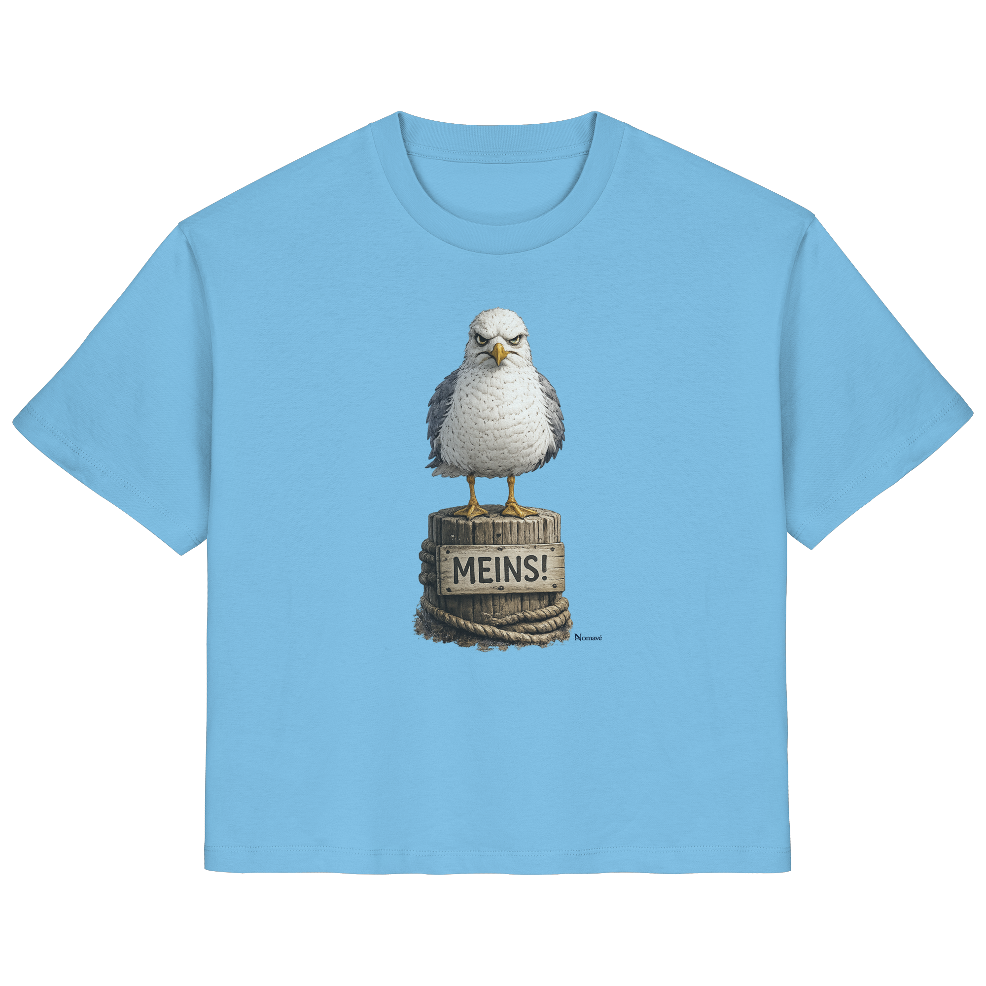 Möwe mit Meinung – MEINS! | - Ladies Organic Shirt