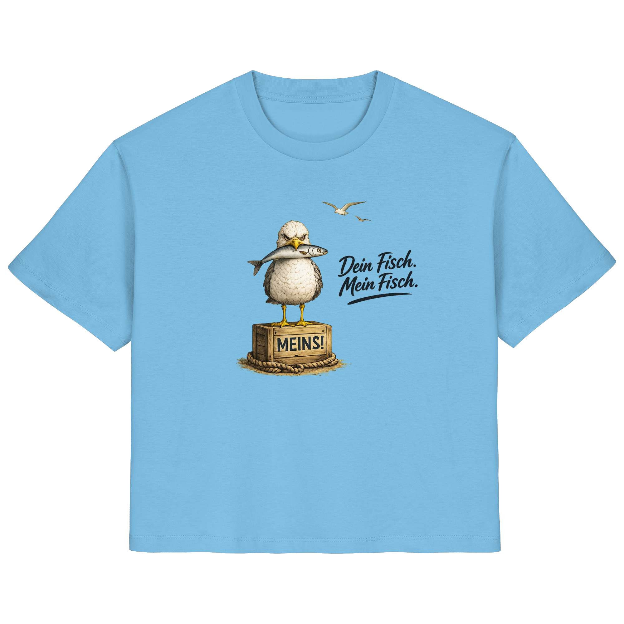 Alpha - Möwe mit Meinung – Dein Fisch. Mein Fisch. | - Ladies Organic Shirt