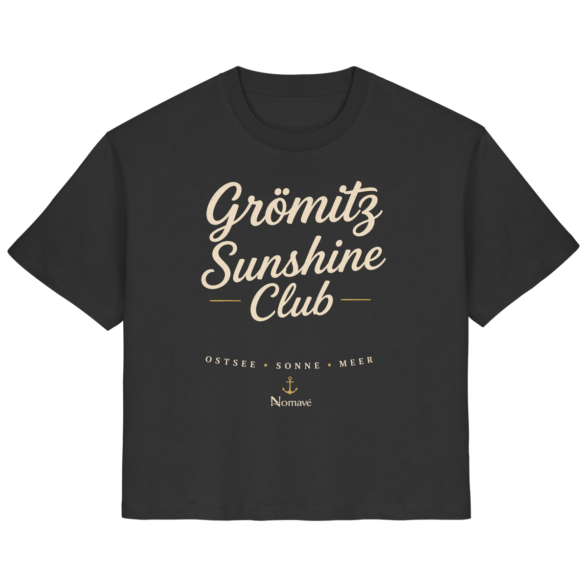 Grömitz Sunshine Club - Damen Bio Ostsee T - Shirt