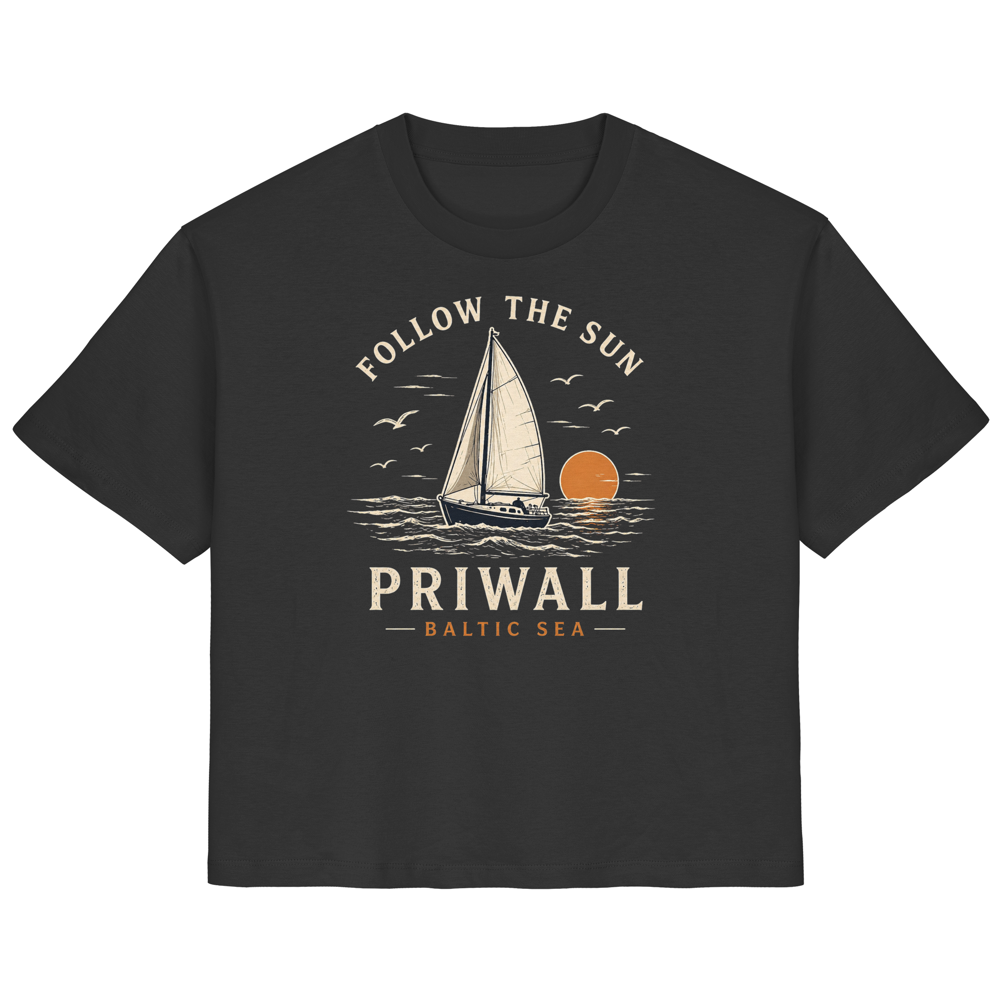 Follow the Sun - dunkle Kollektion - Ladies Organic Shirt