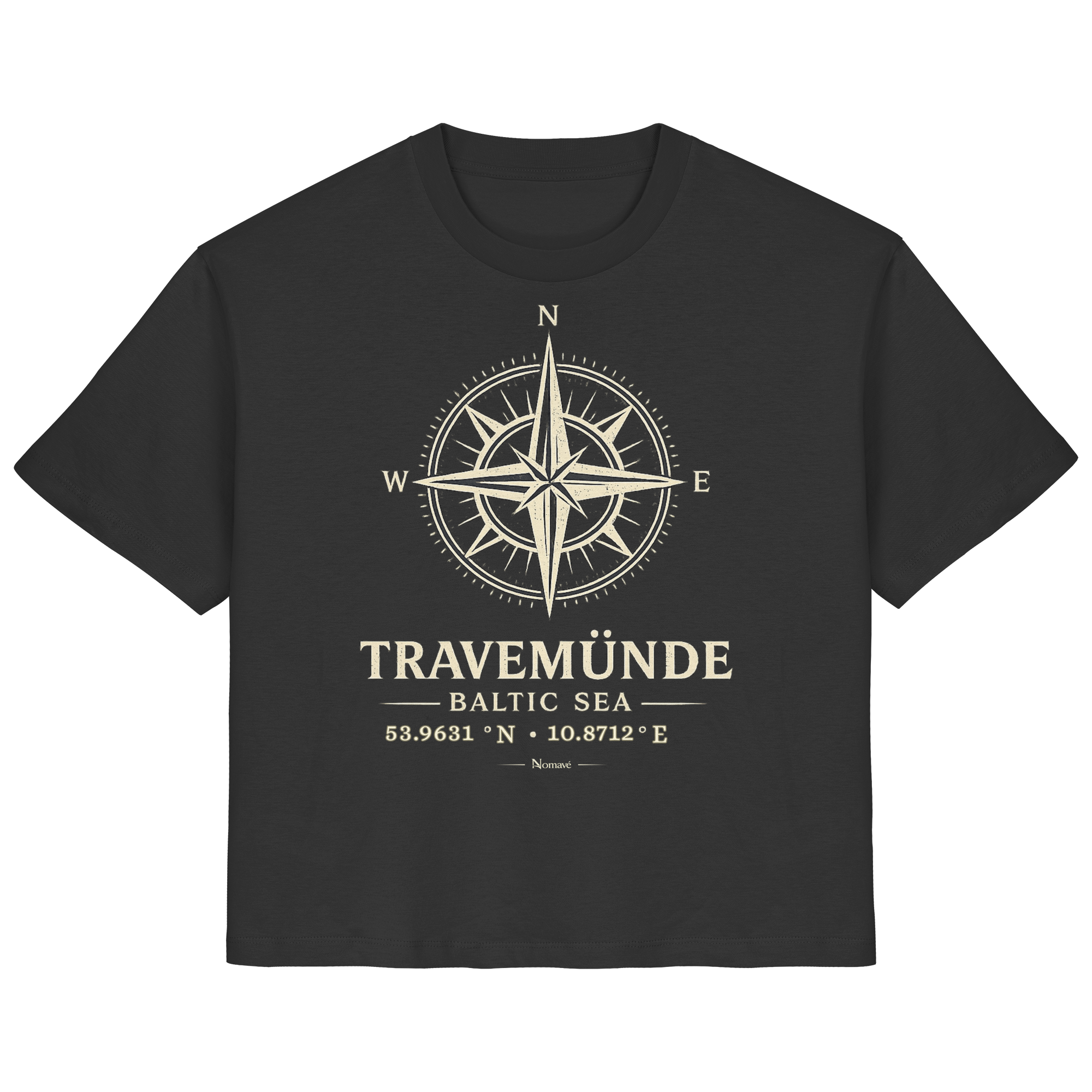 Travemünde Windrose - Dark Edition - Damen Shirt
