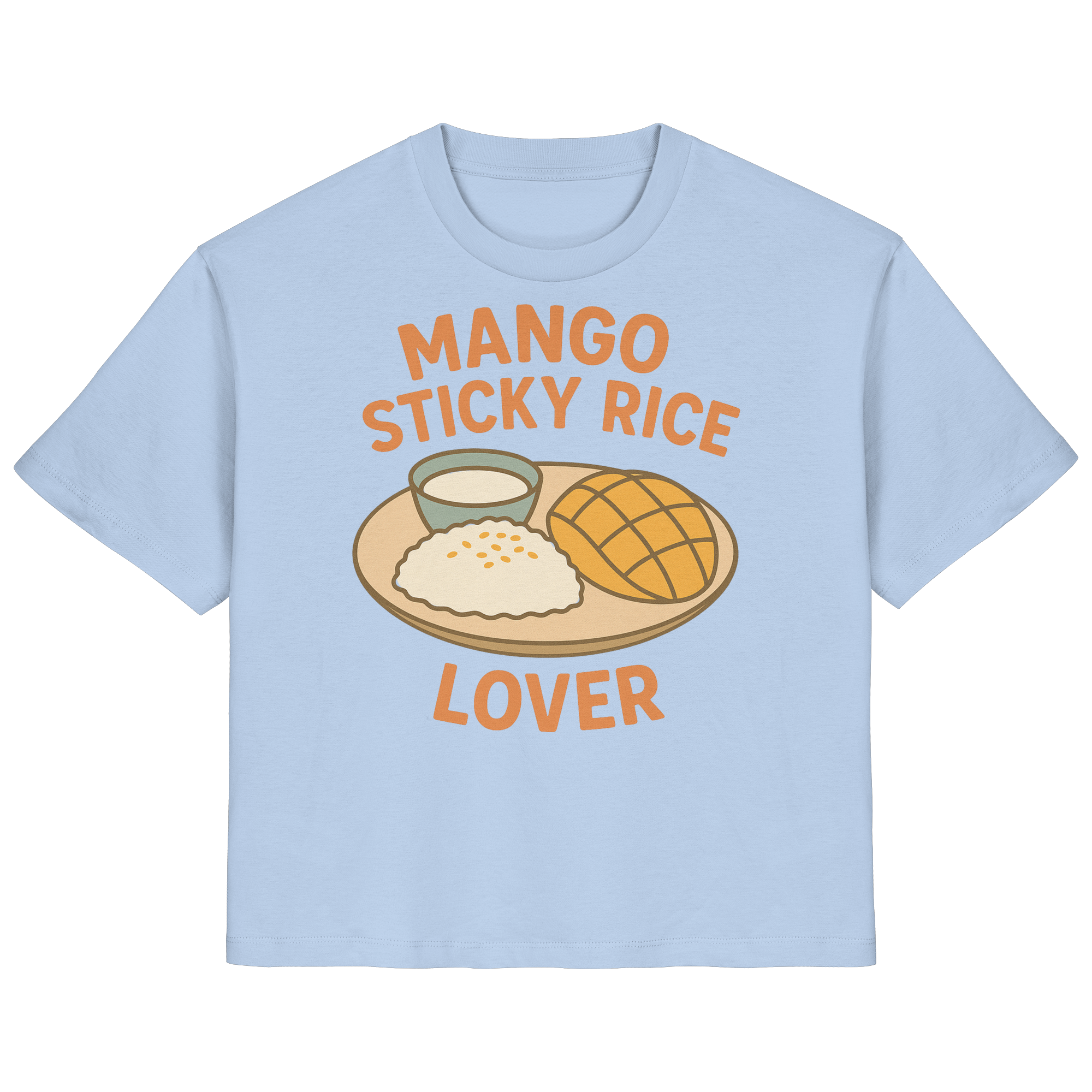 Mango Sticky Rice Lover – Thai Dessert Shirt | Thailand Food Design - Ladies Organic Shirt