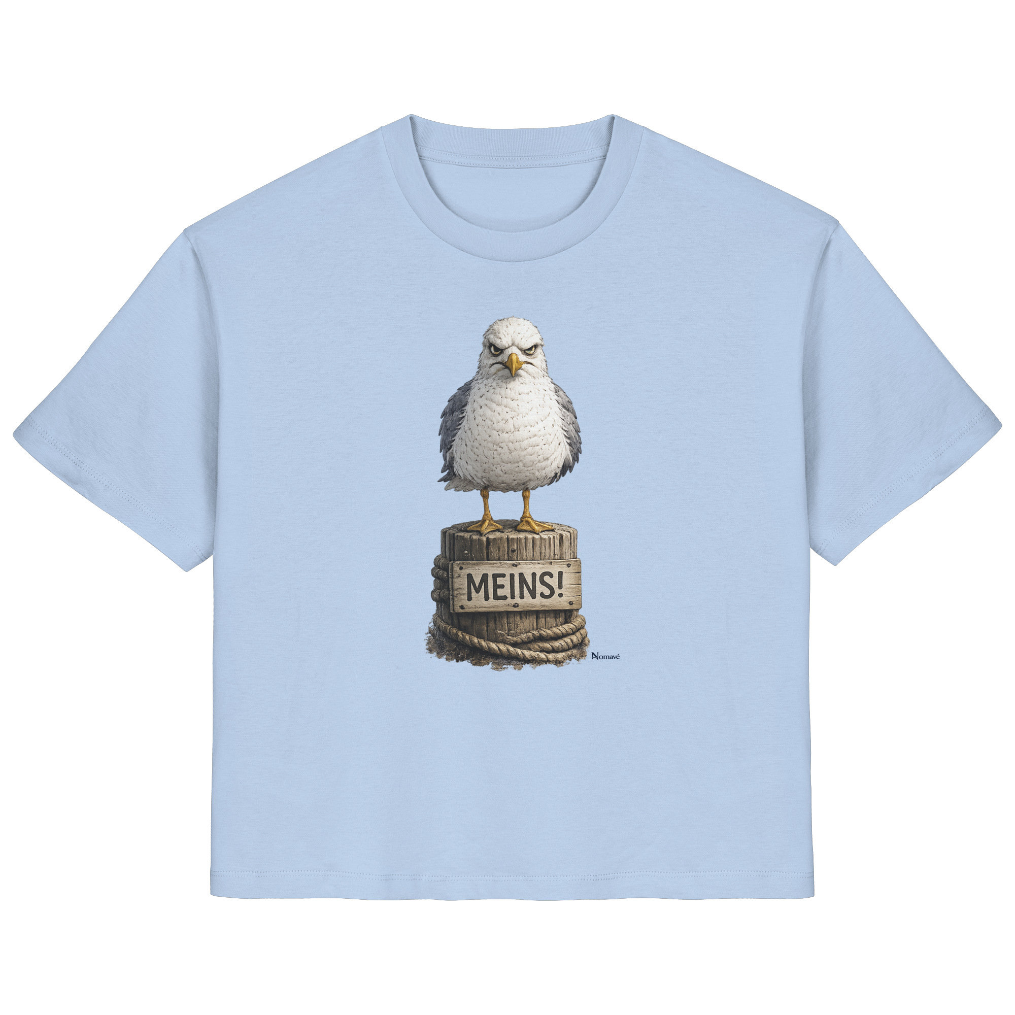 Möwe mit Meinung – MEINS! | - Ladies Organic Shirt