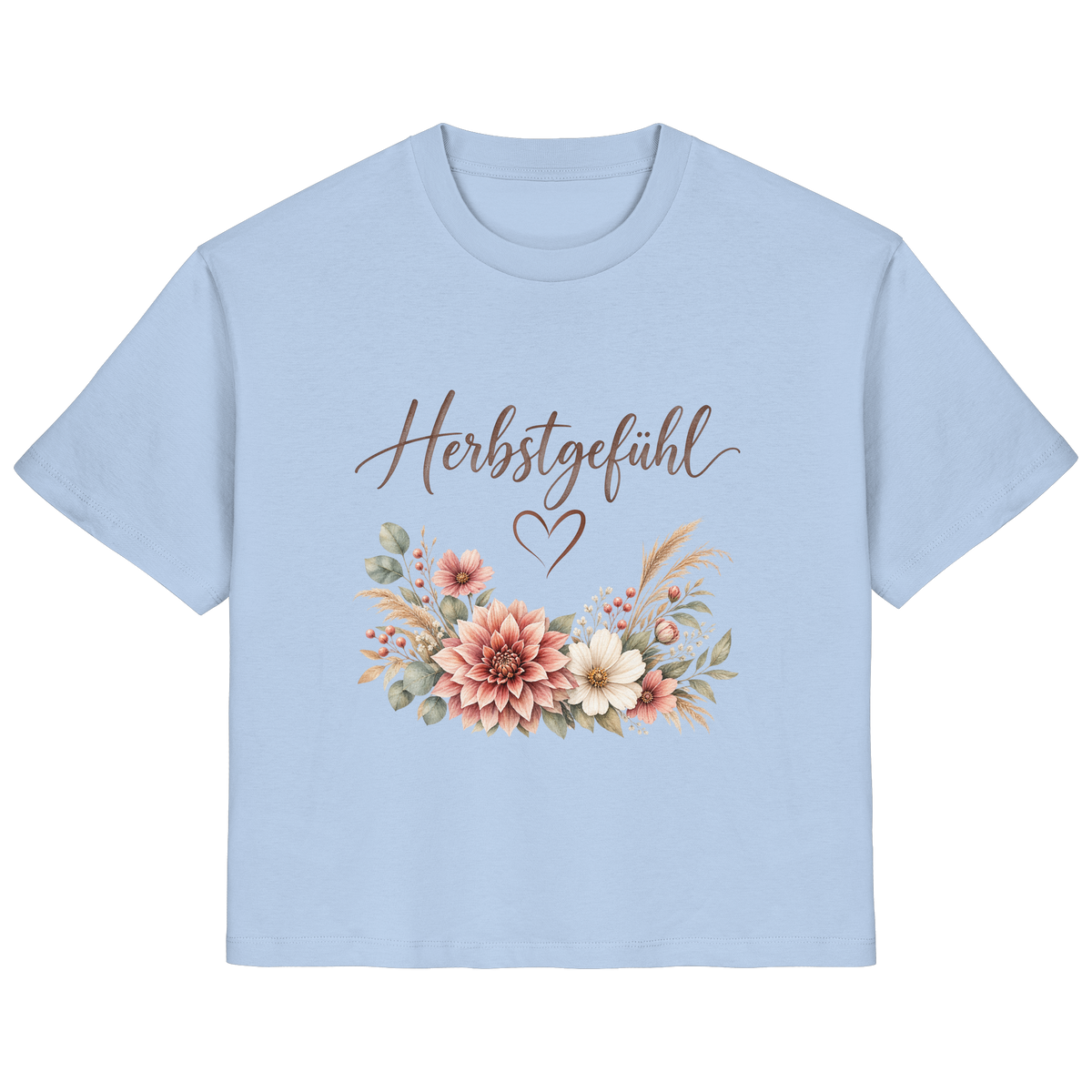 Herbstgefühl – Autumn Bloom - Ladies Organic Shirt