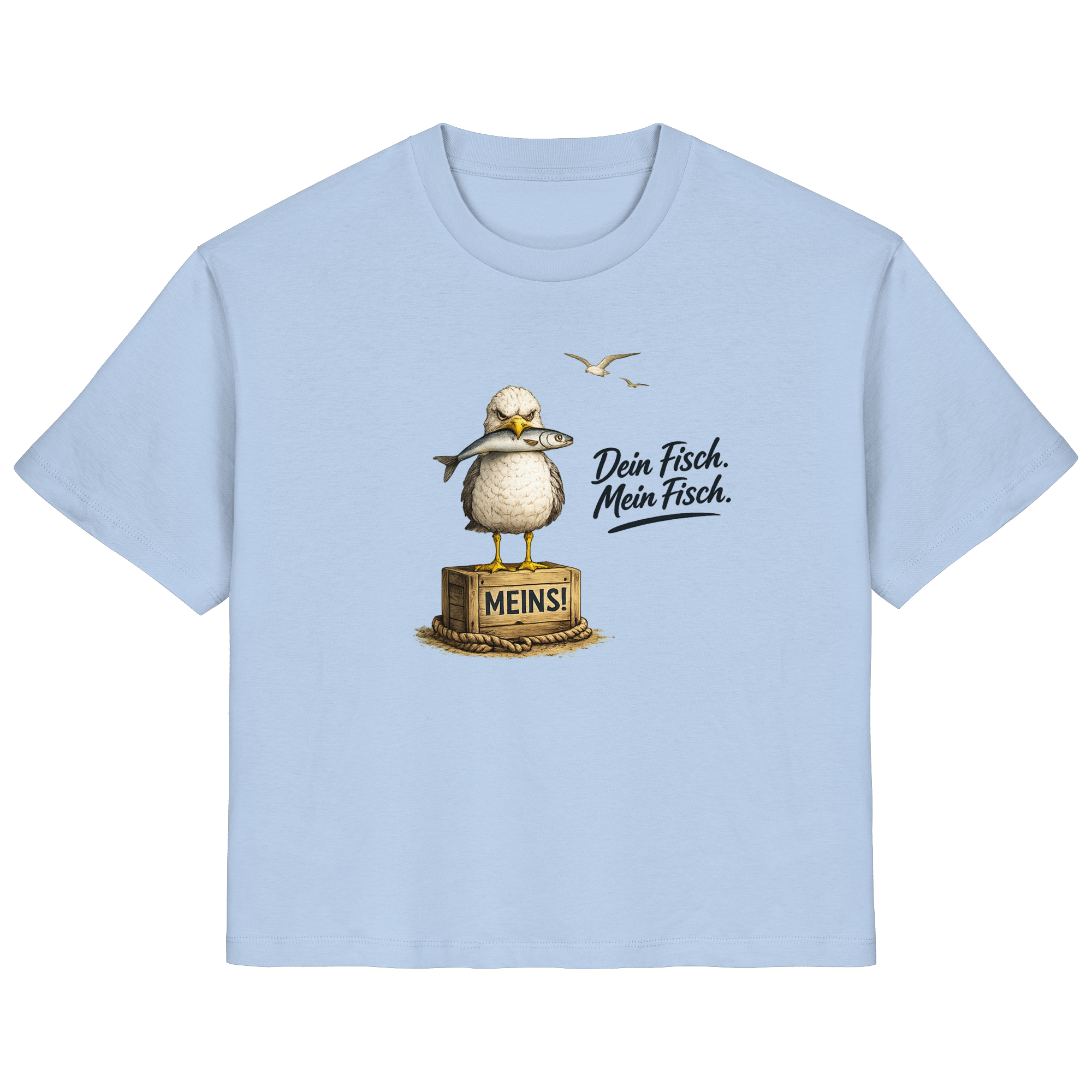 Alpha - Möwe mit Meinung – Dein Fisch. Mein Fisch. | - Ladies Organic Shirt