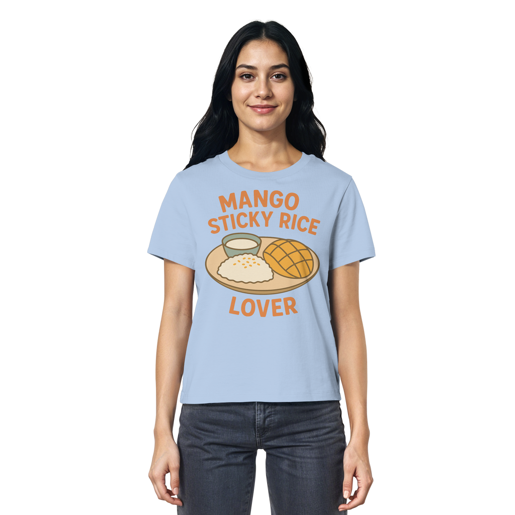 Mango Sticky Rice Lover – Thai Dessert Shirt | Thailand Food Design - Ladies Organic Shirt