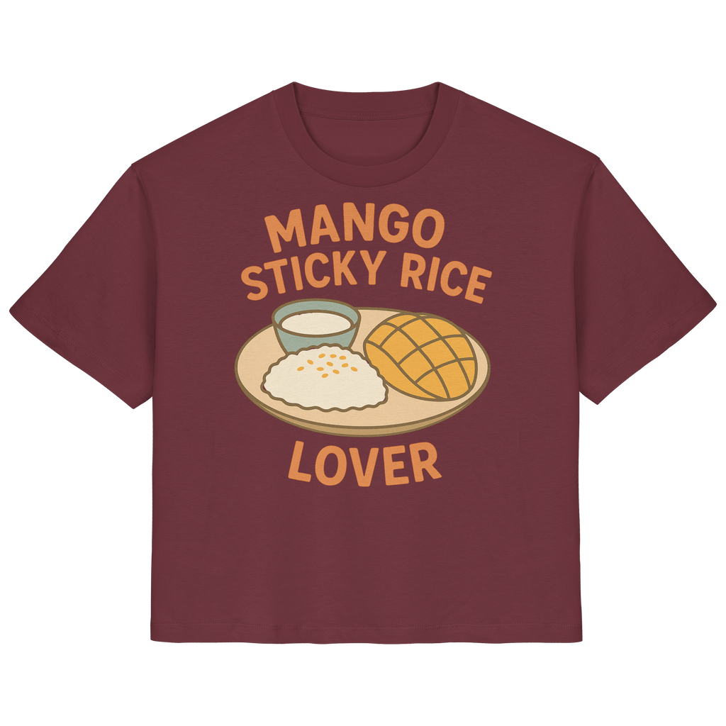 Mango Sticky Rice Lover – Thai Dessert Shirt | Thailand Food Design - Ladies Organic Shirt