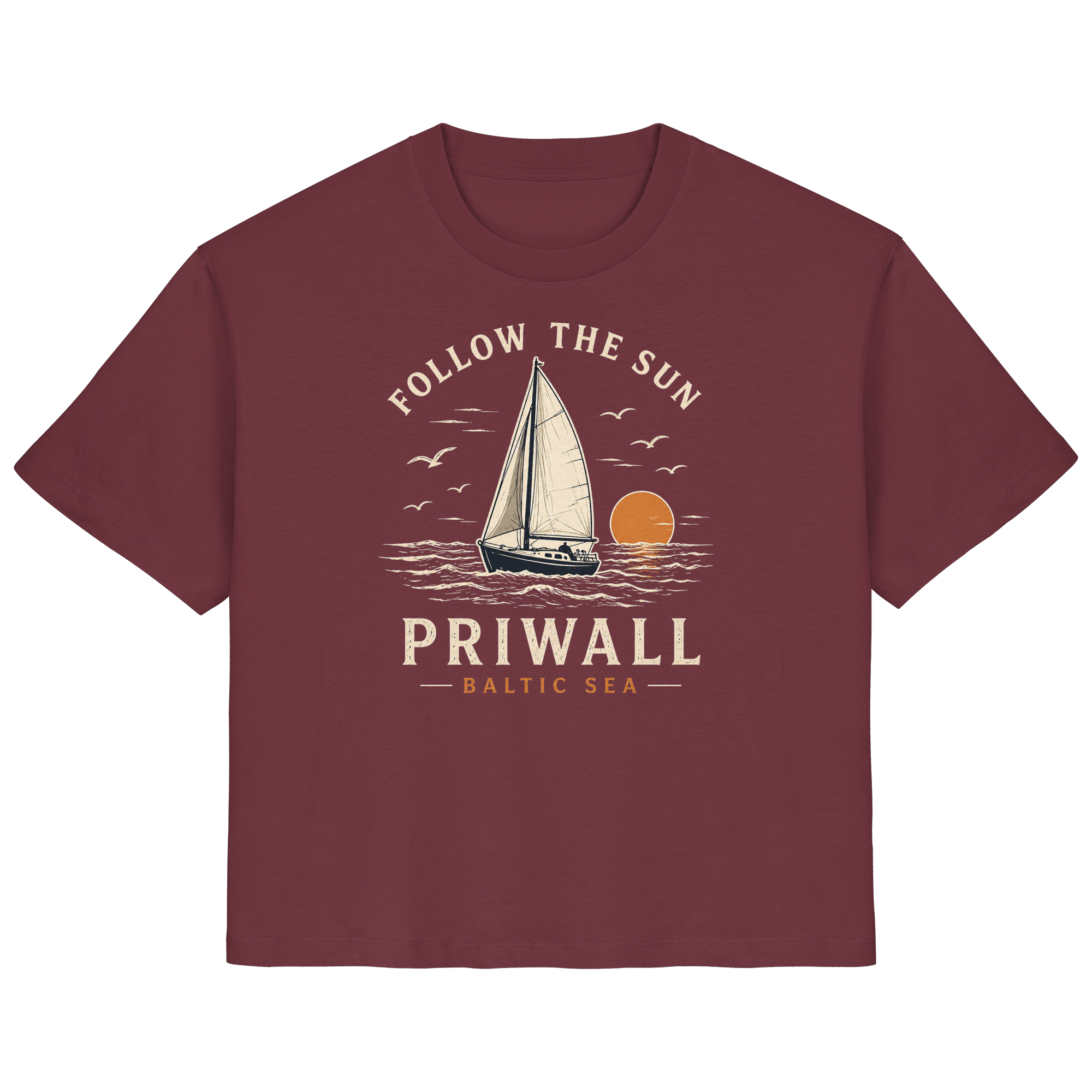Follow the Sun - dunkle Kollektion - Ladies Organic Shirt