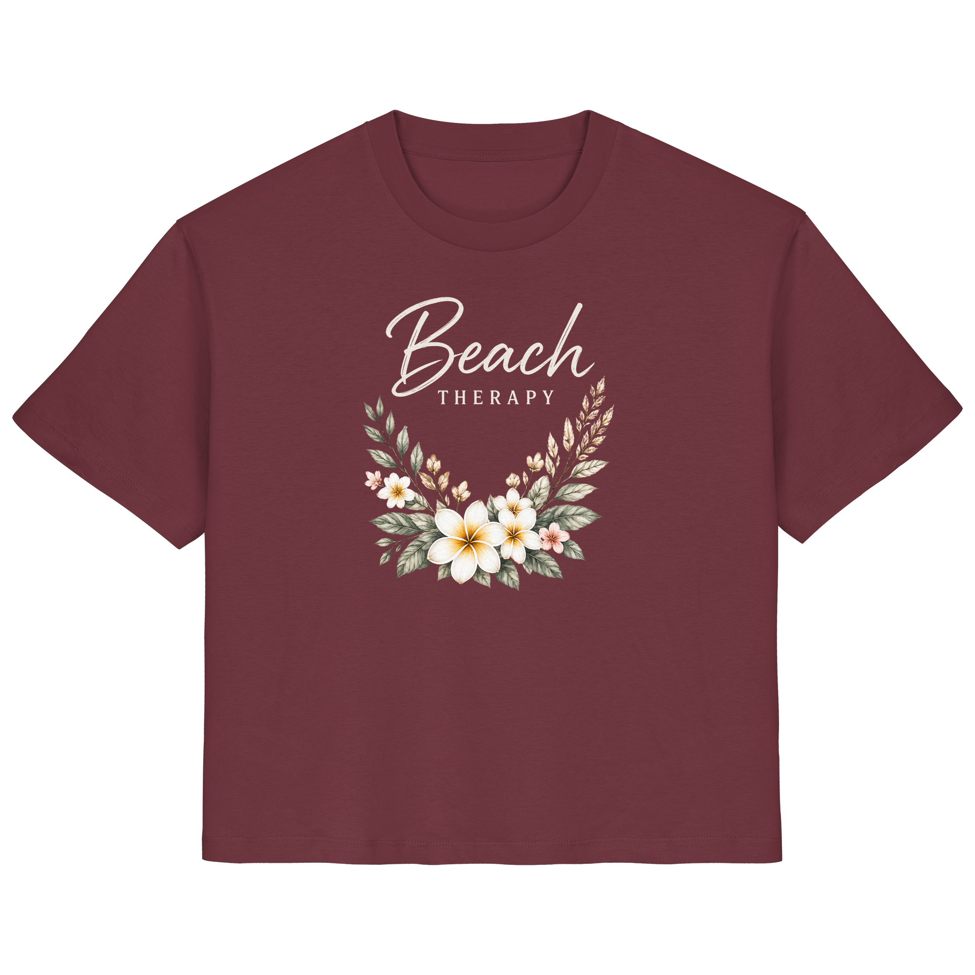 Beach Therapy – Floral Collection | Helle Schrift  - Ladies Organic Shirt