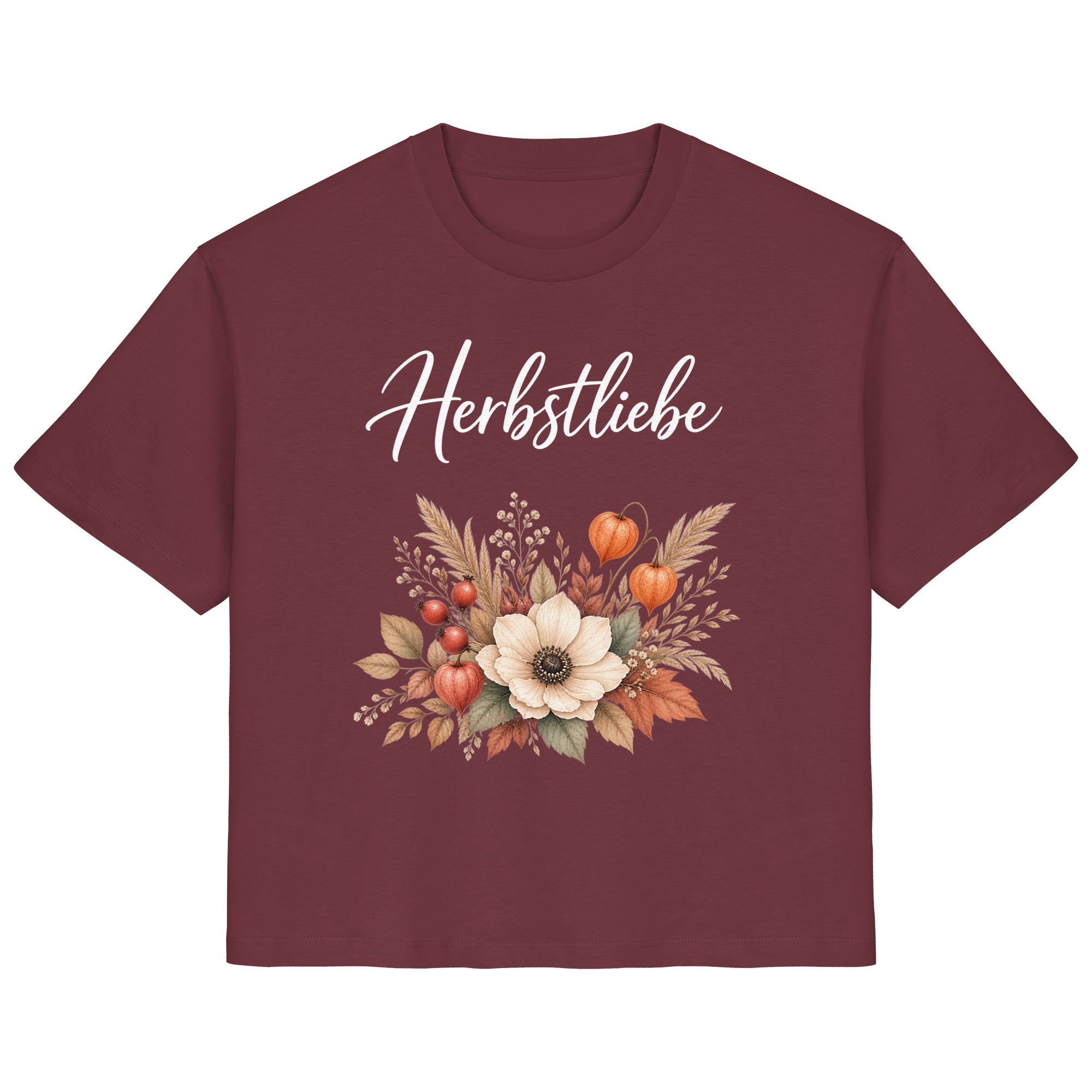 Herbstliebe – Golden Harvest - Dark Edition - - Ladies Organic Shirt