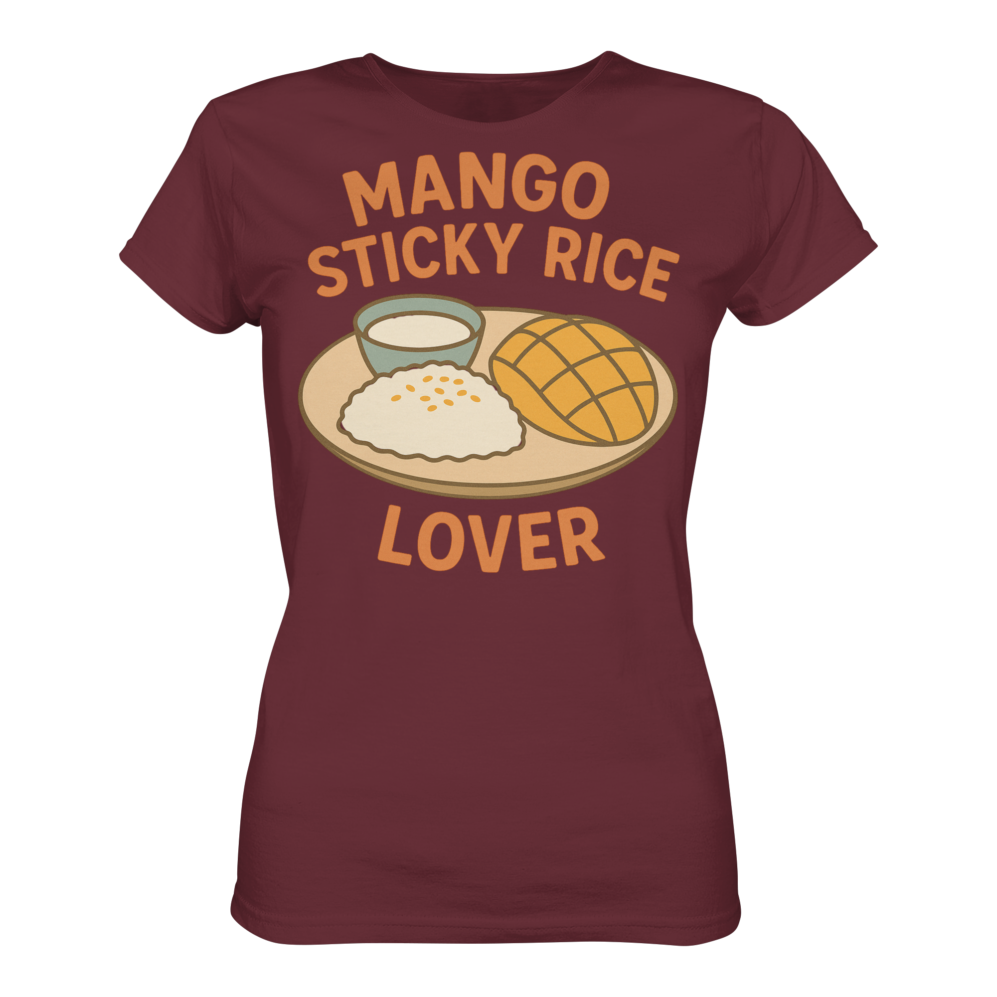 Mango Sticky Rice Lover – Thai Dessert Shirt | Thailand Food Design - Ladies Organic Shirt