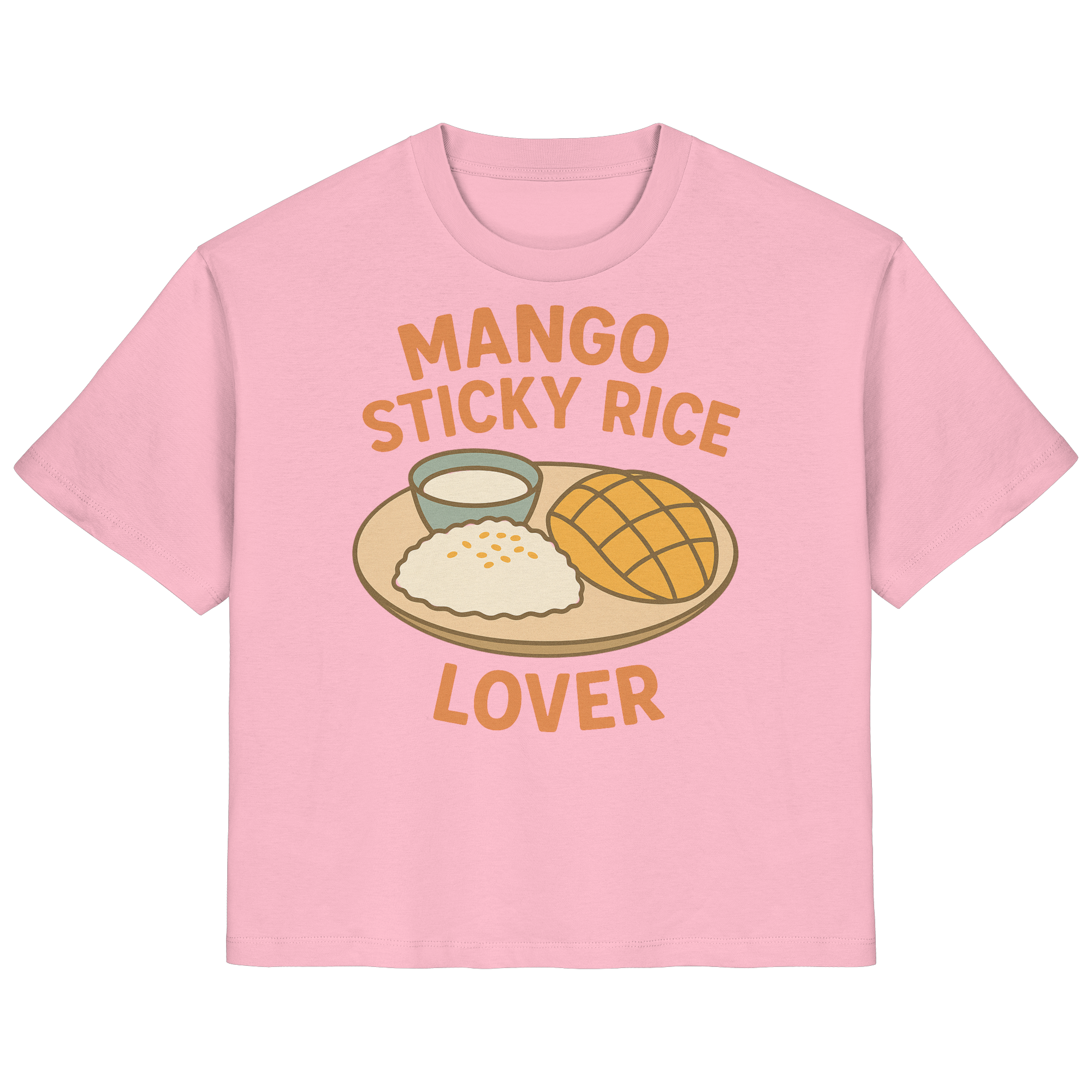 Mango Sticky Rice Lover – Thai Dessert Shirt | Thailand Food Design - Ladies Organic Shirt