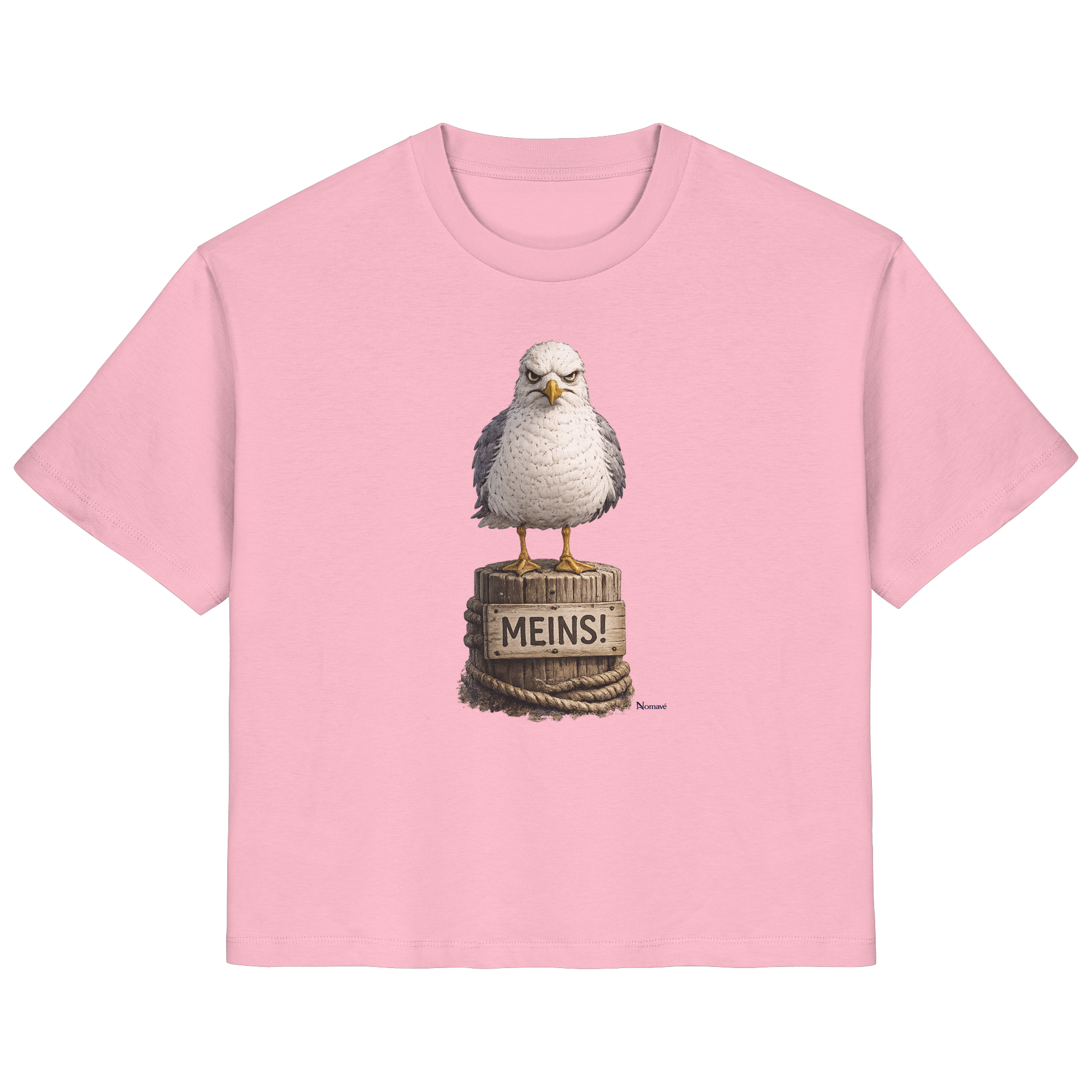 Möwe mit Meinung – MEINS! | - Ladies Organic Shirt