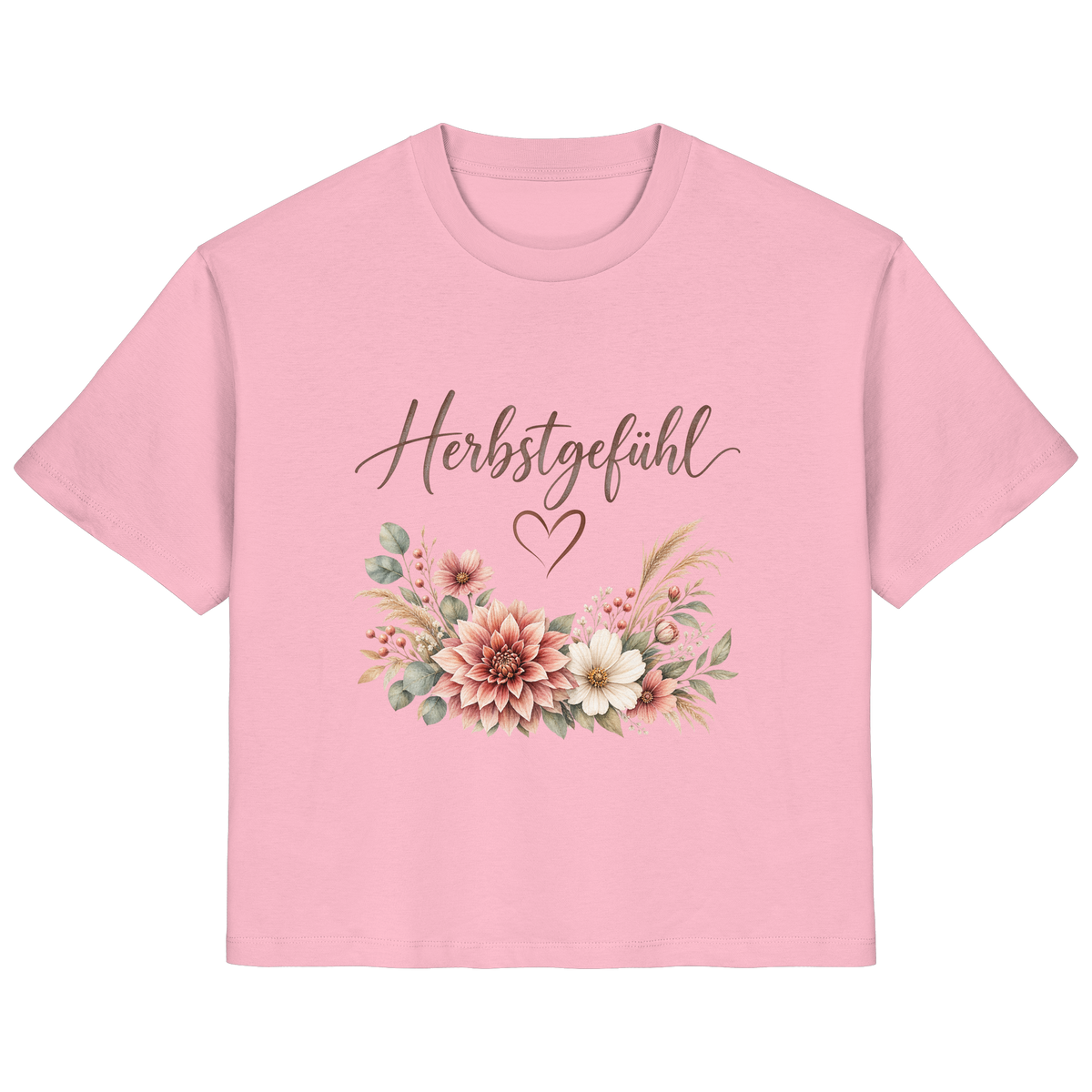 Herbstgefühl – Autumn Bloom - Ladies Organic Shirt