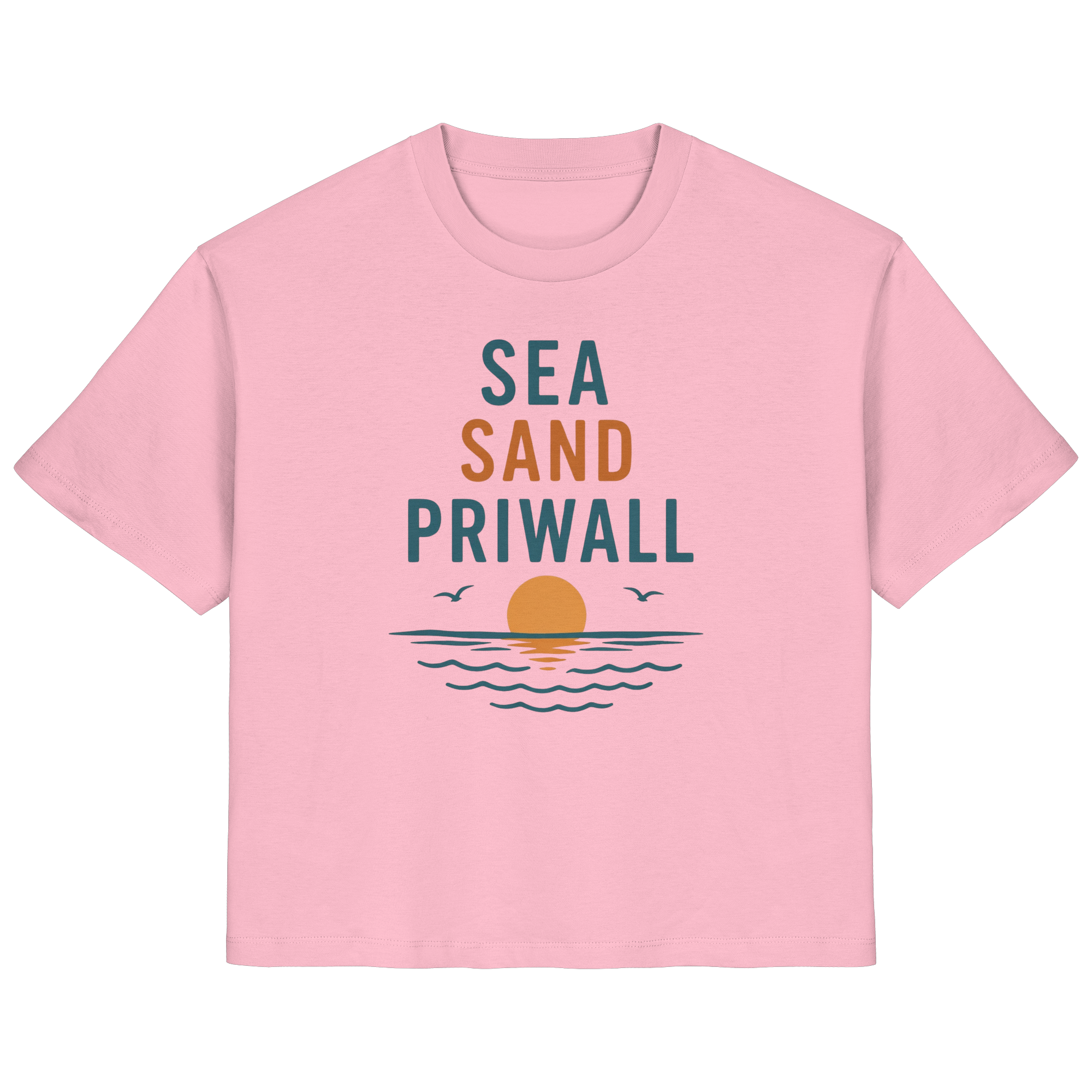 Priwall Vibes – Sea Sand Baltic Coast - Ladies Organic Shirt