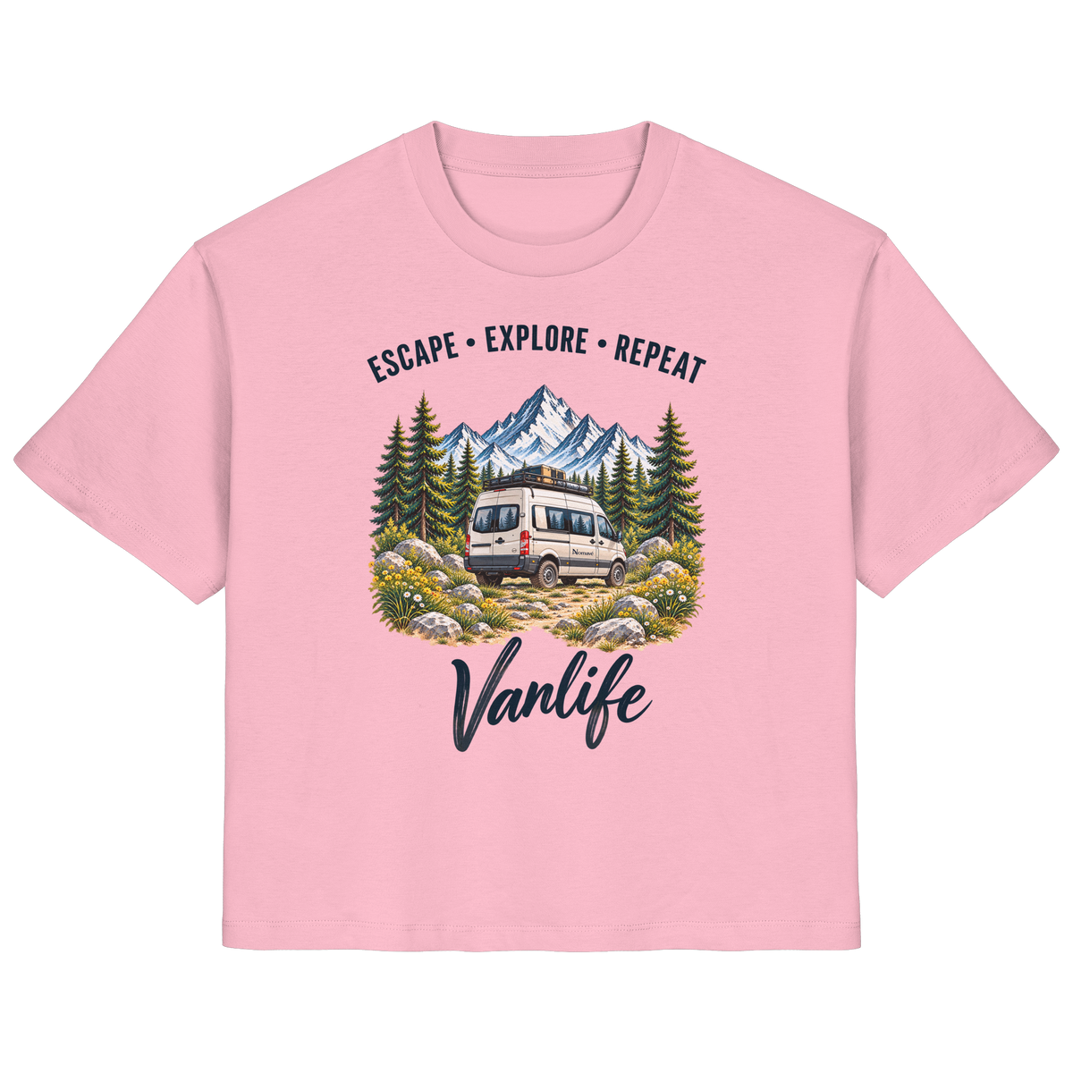 Escape • Explore • Repeat – Vanlife - Damen Bio T-Shirt