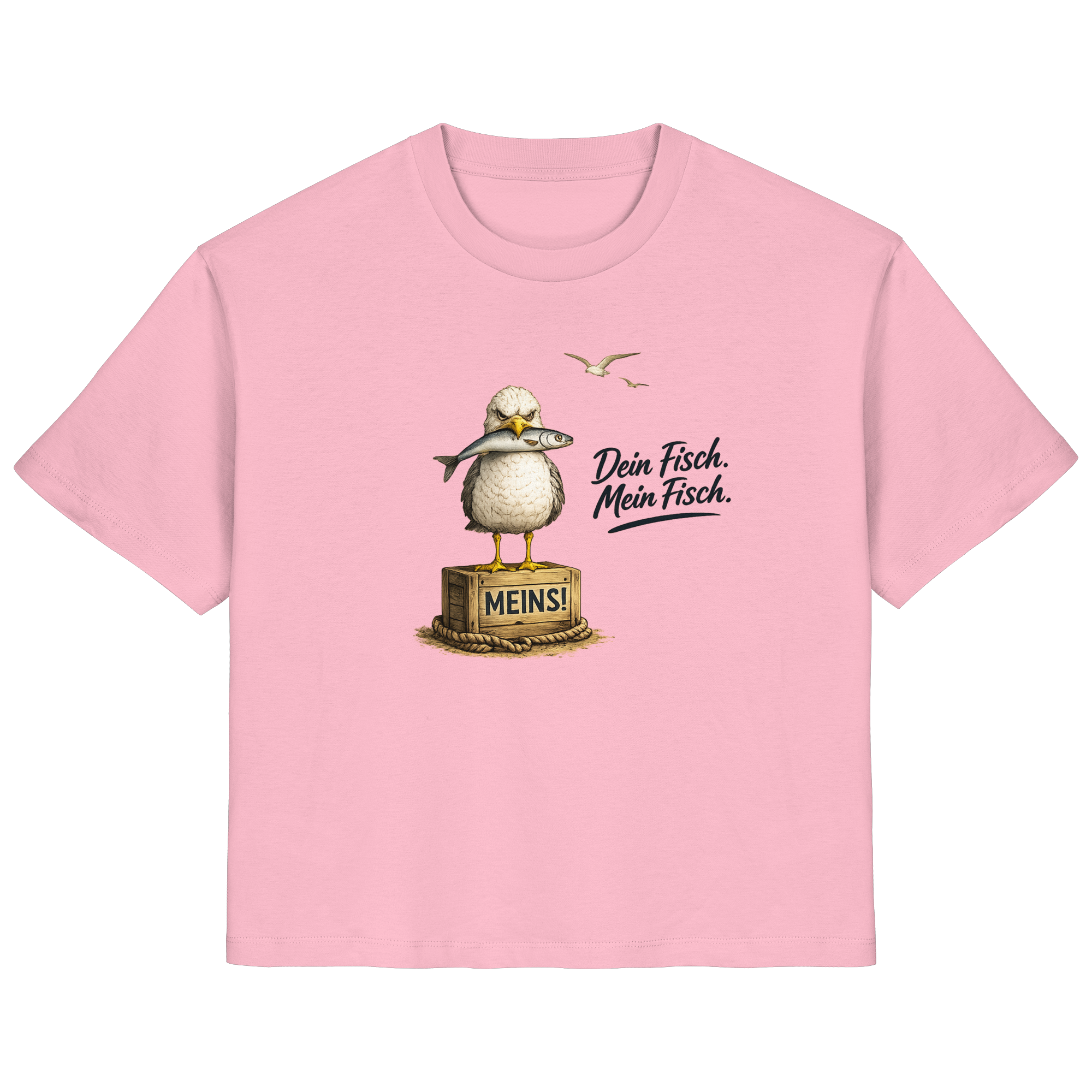 Alpha - Möwe mit Meinung – Dein Fisch. Mein Fisch. | - Ladies Organic Shirt