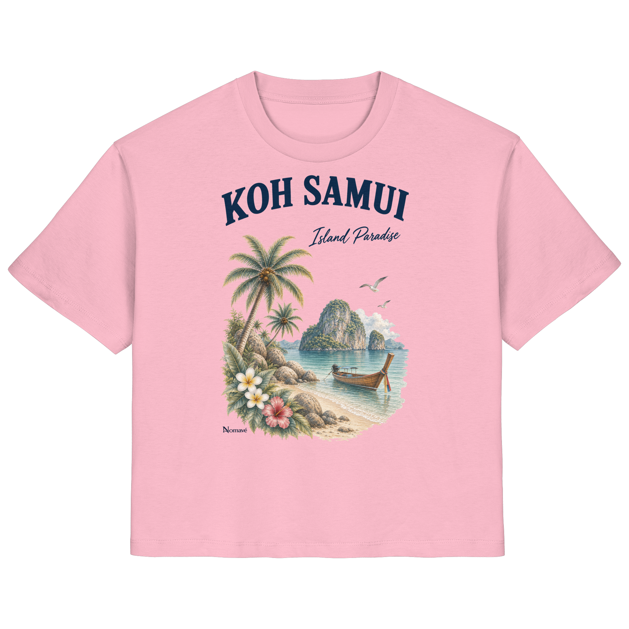 Koh Samui Thailand – Island Paradise – Tropical Vintage - Ladies Organic Shirt