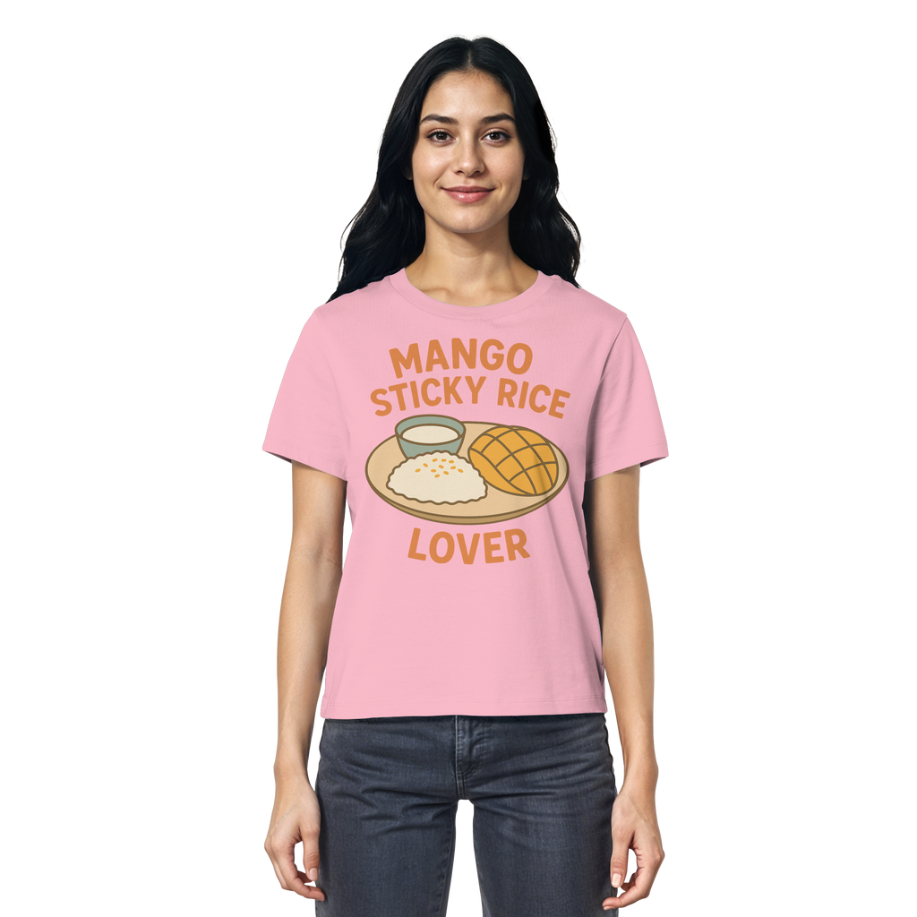 Mango Sticky Rice Lover – Thai Dessert Shirt | Thailand Food Design - Ladies Organic Shirt