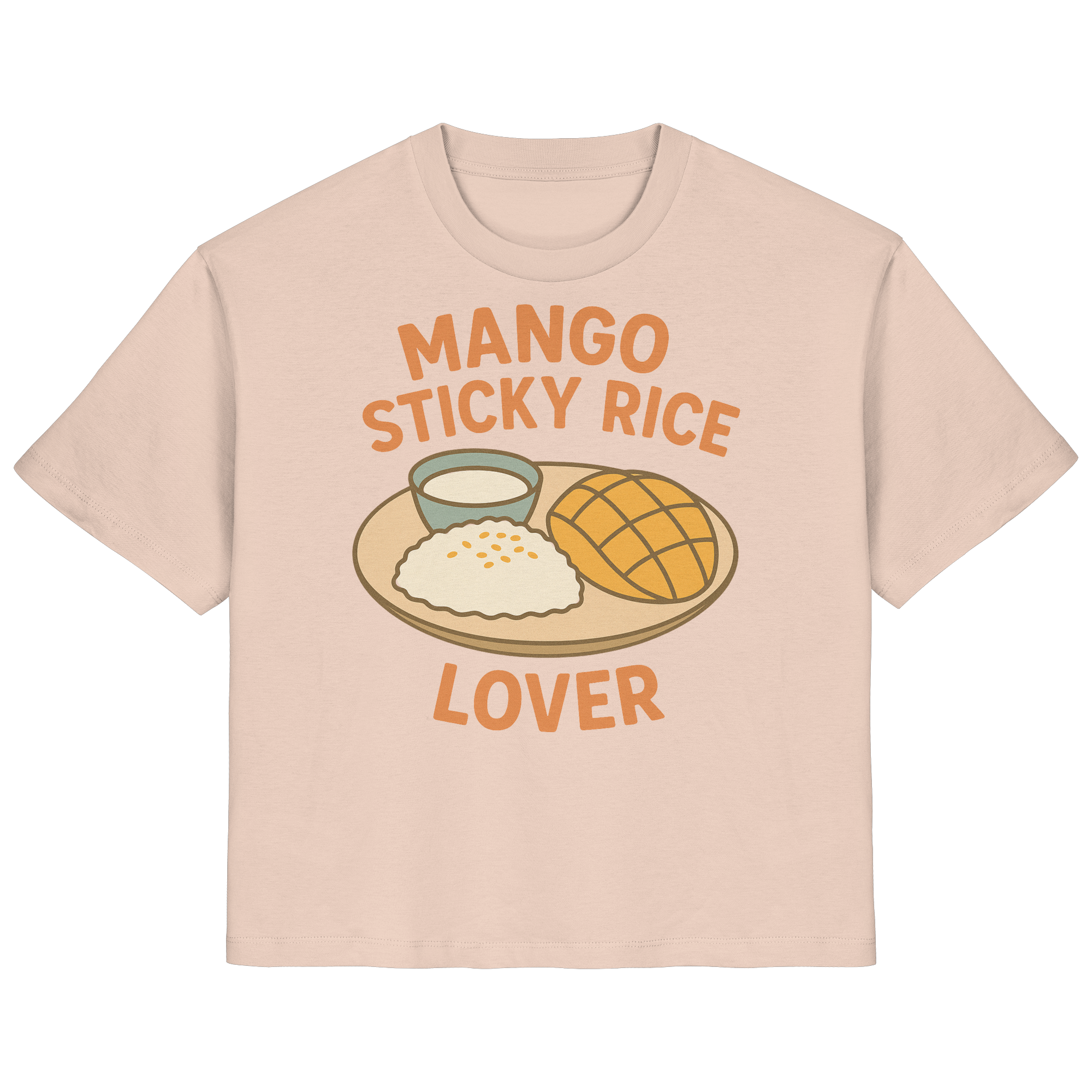 Mango Sticky Rice Lover – Thai Dessert Shirt | Thailand Food Design - Ladies Organic Shirt