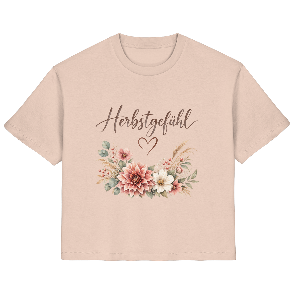 Herbstgefühl – Autumn Bloom - Ladies Organic Shirt