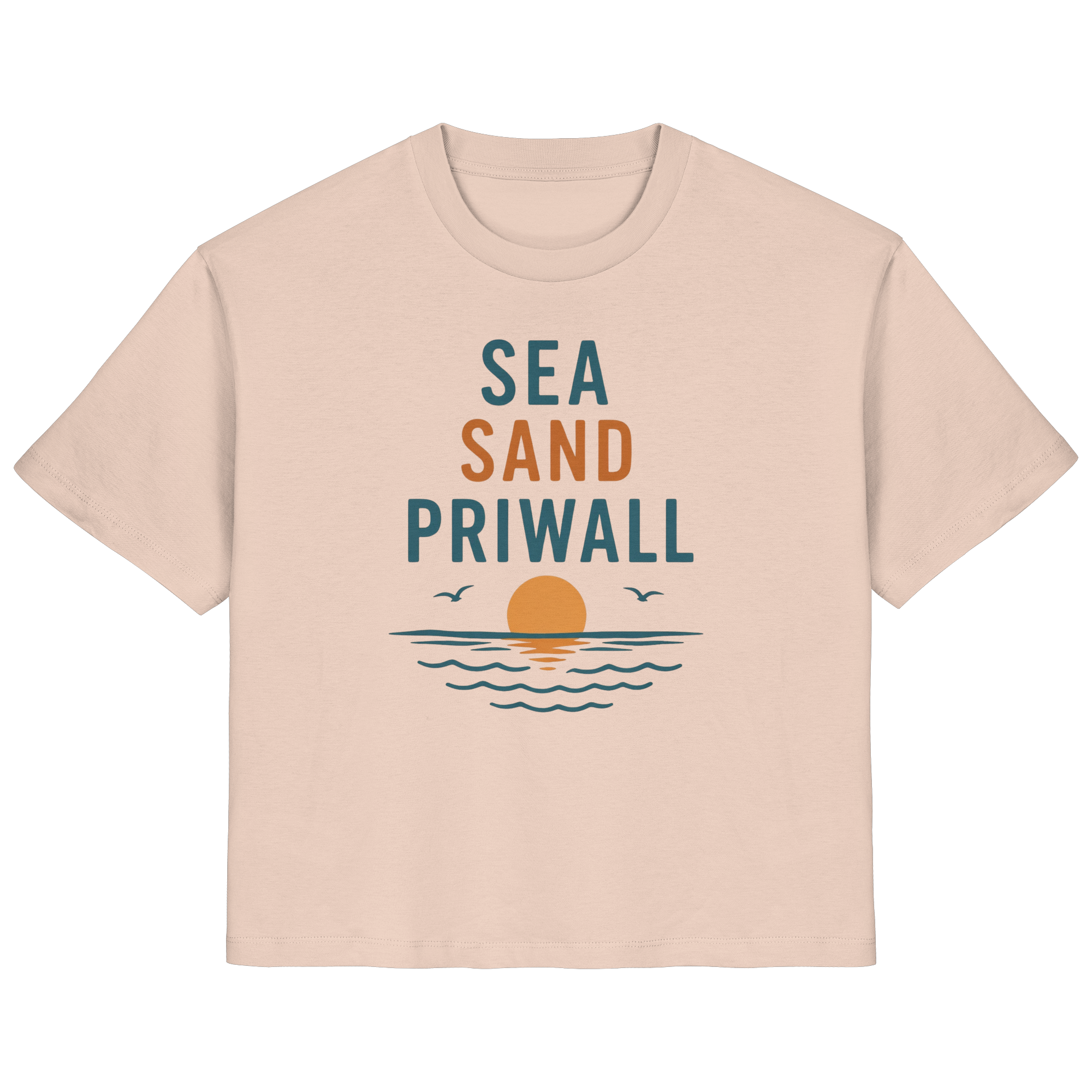 Priwall Vibes – Sea Sand Baltic Coast - Ladies Organic Shirt