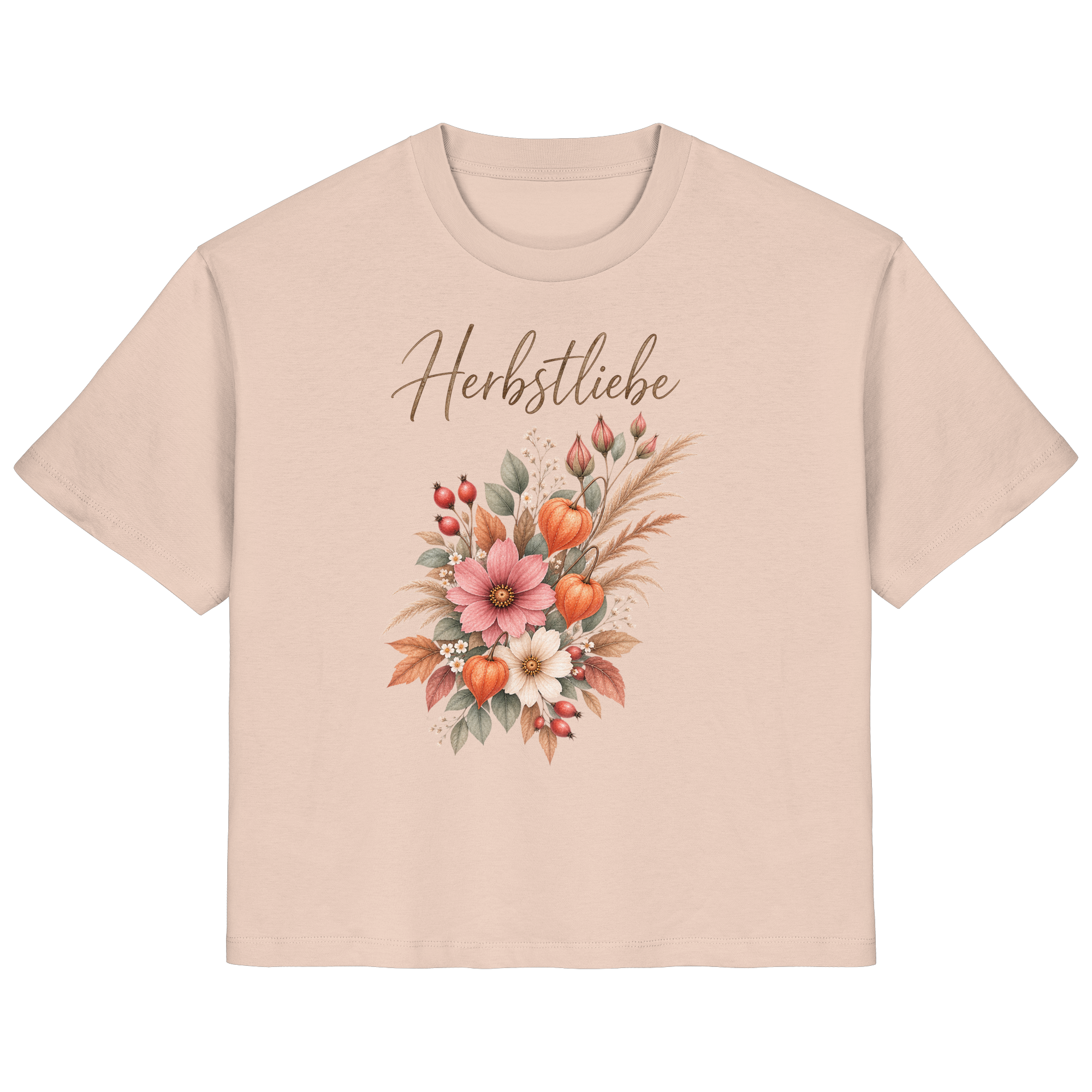 Autumn Garden – Florale Herbstliebe - Ladies Organic Shirt