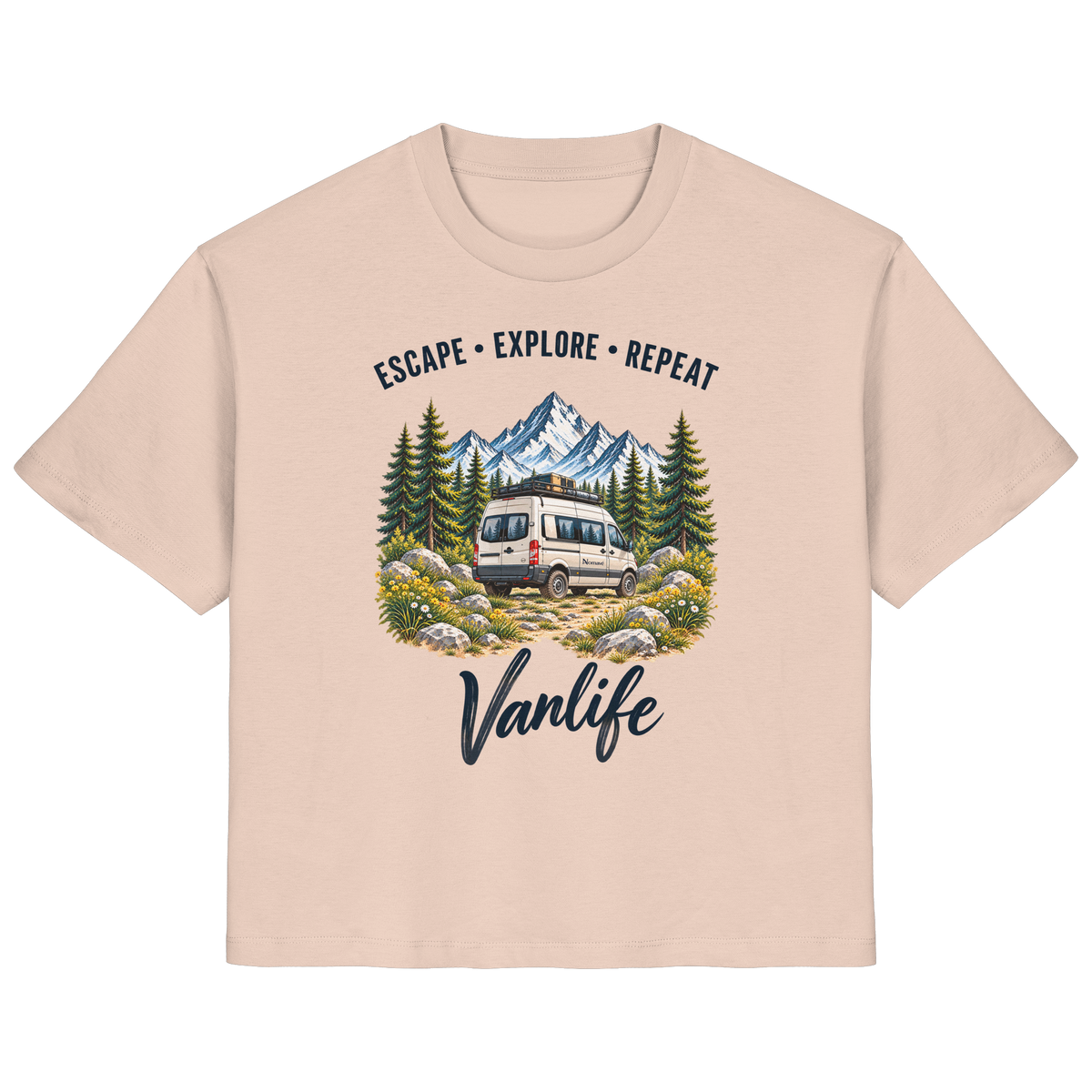 Escape • Explore • Repeat – Vanlife - Damen Bio T-Shirt