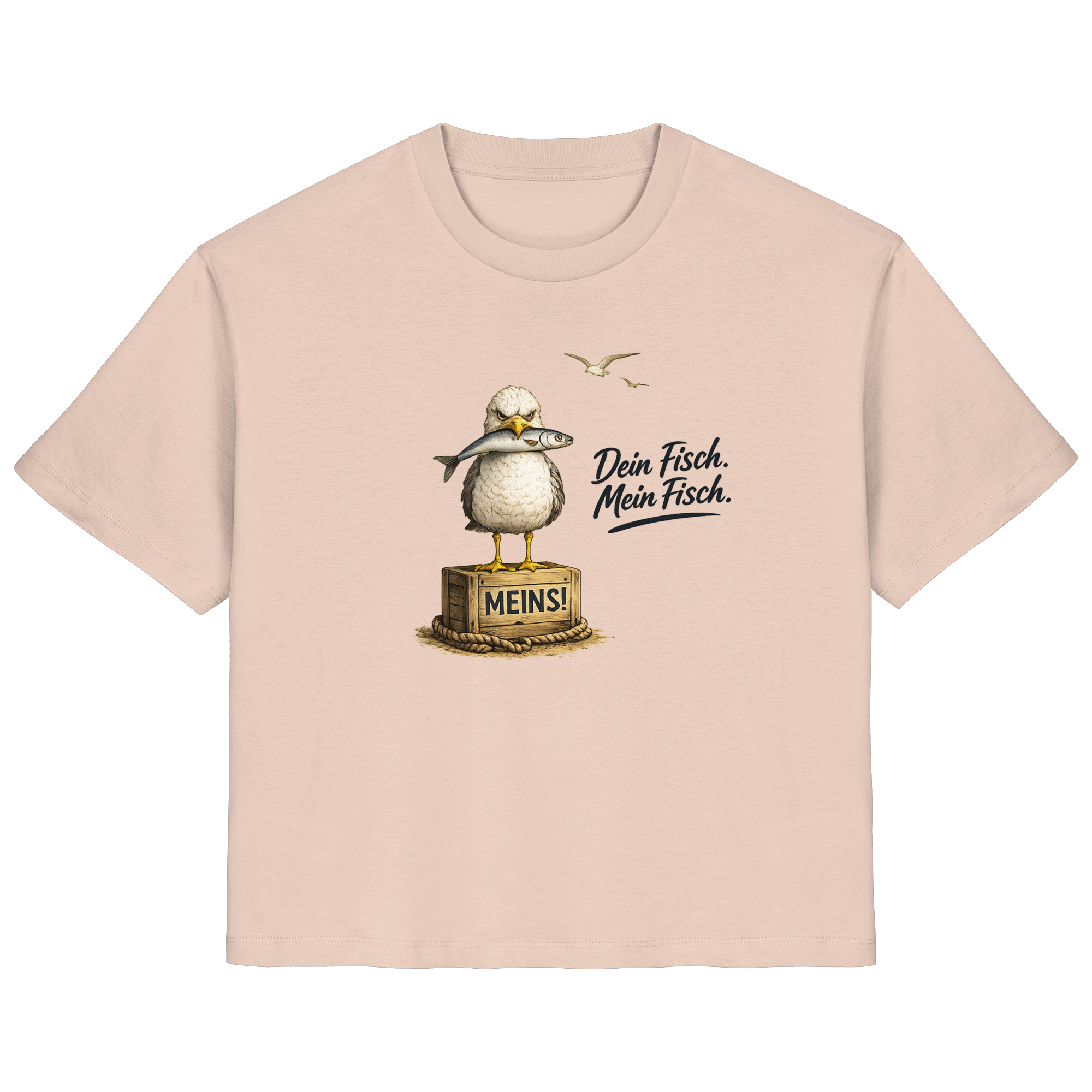 Alpha - Möwe mit Meinung – Dein Fisch. Mein Fisch. | - Ladies Organic Shirt