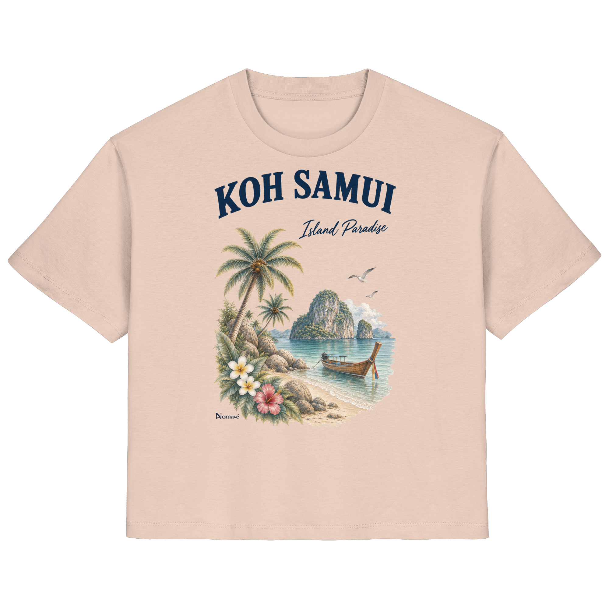 Koh Samui Thailand – Island Paradise – Tropical Vintage - Ladies Organic Shirt