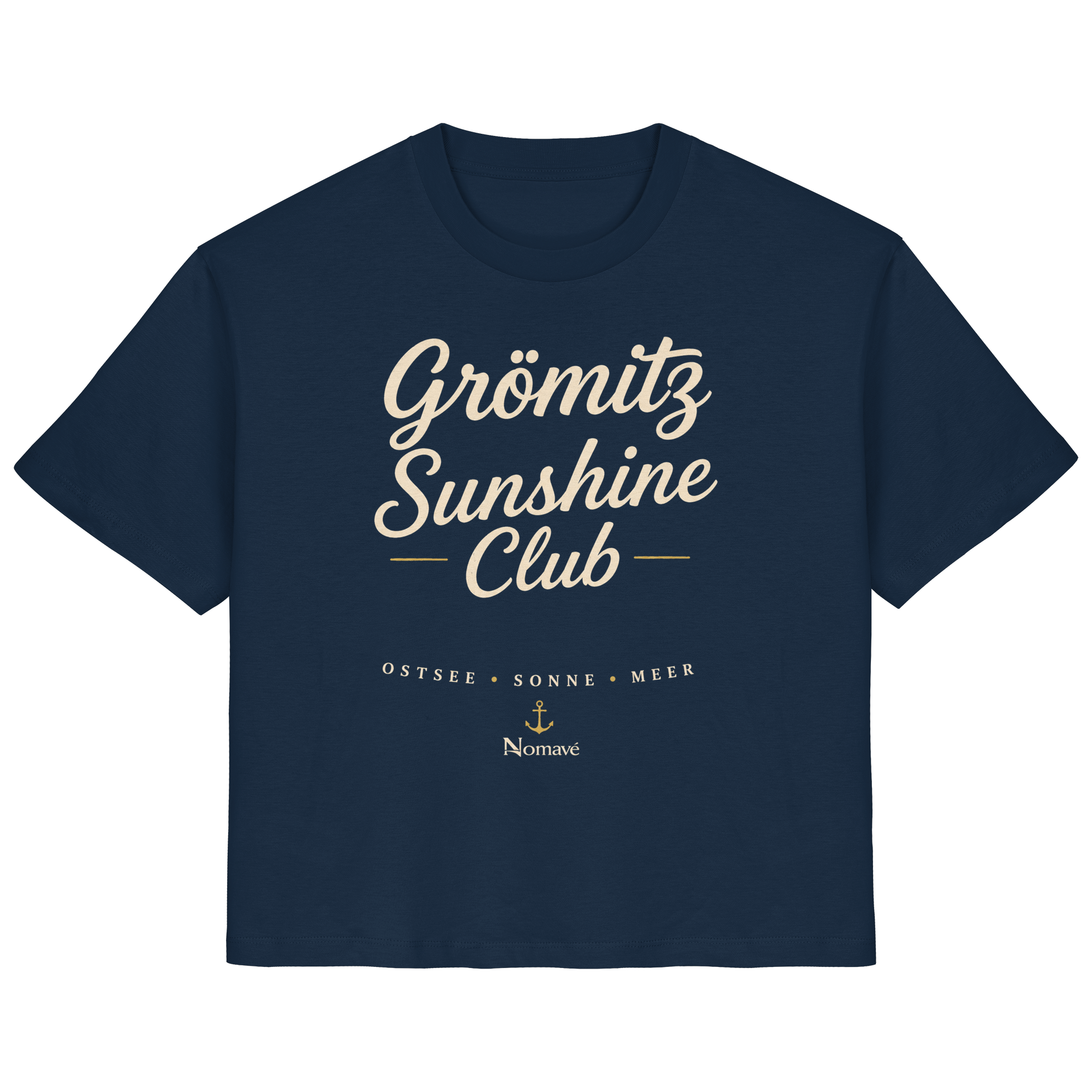 Grömitz Sunshine Club - Damen Bio Ostsee T - Shirt